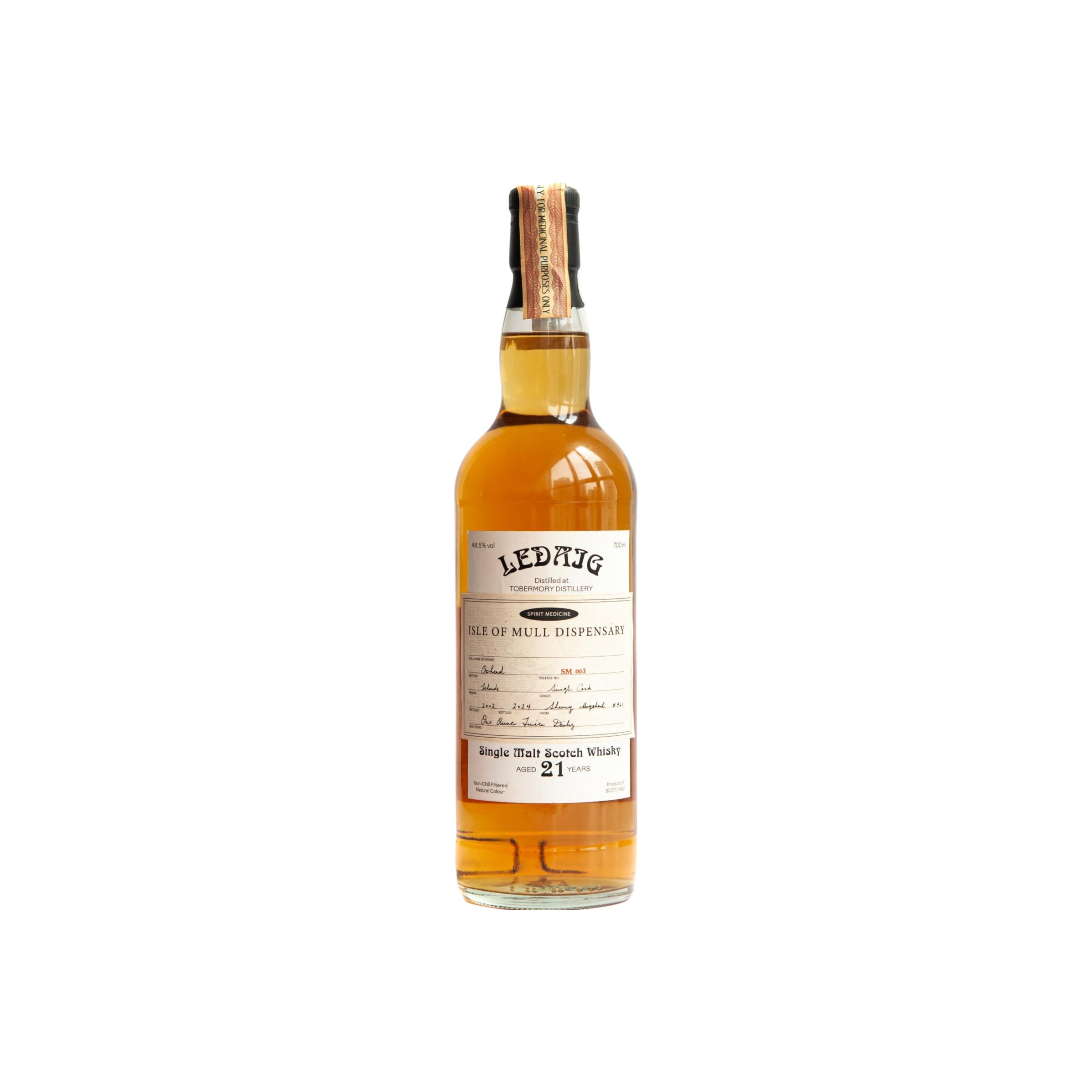 Tobermory 2002 21 Years Single Malt Whisky