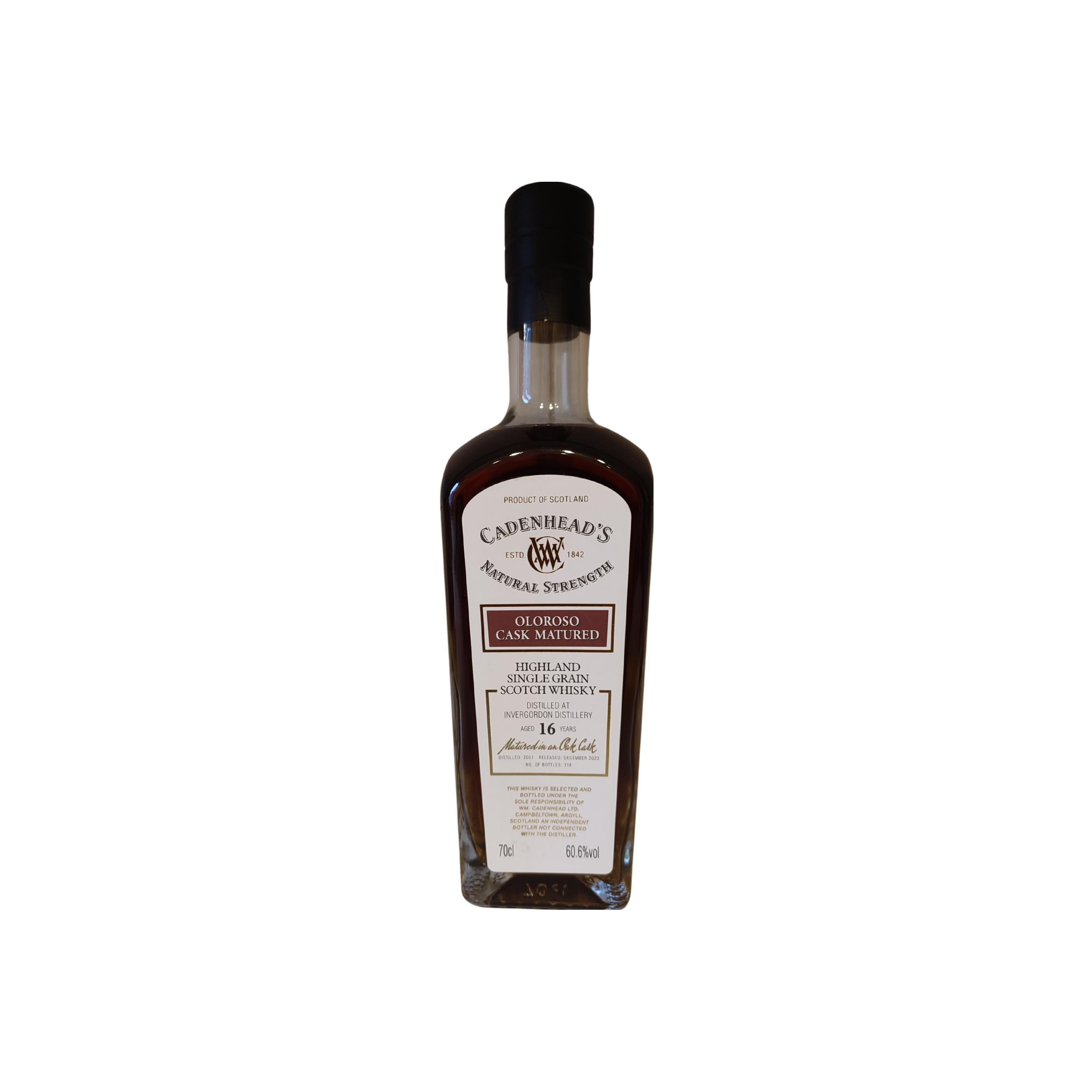 Invergordon Authentic Collection 2007 16 Years Single Grain Whisky