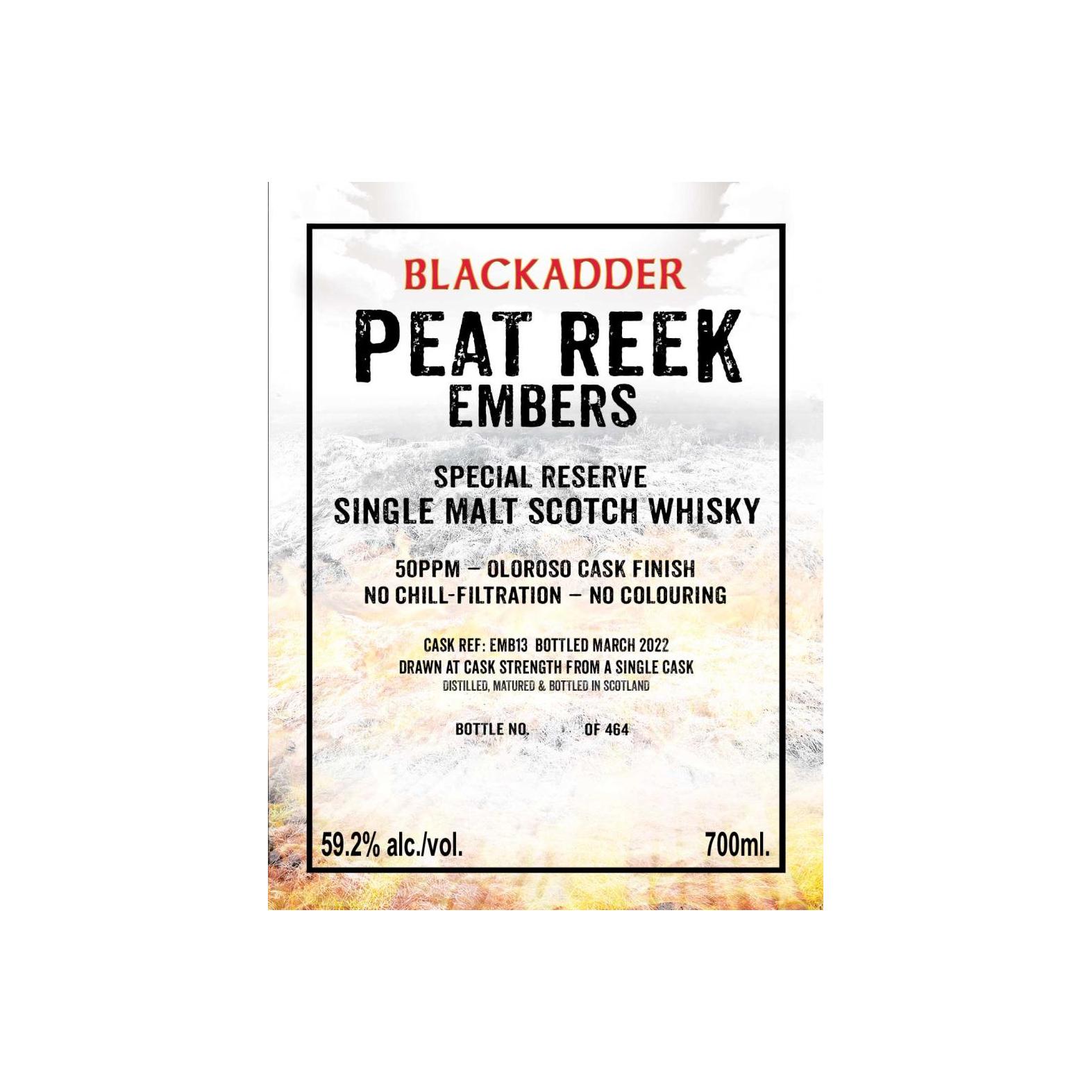 Blackadder Special Reserve Single Malt Whisky