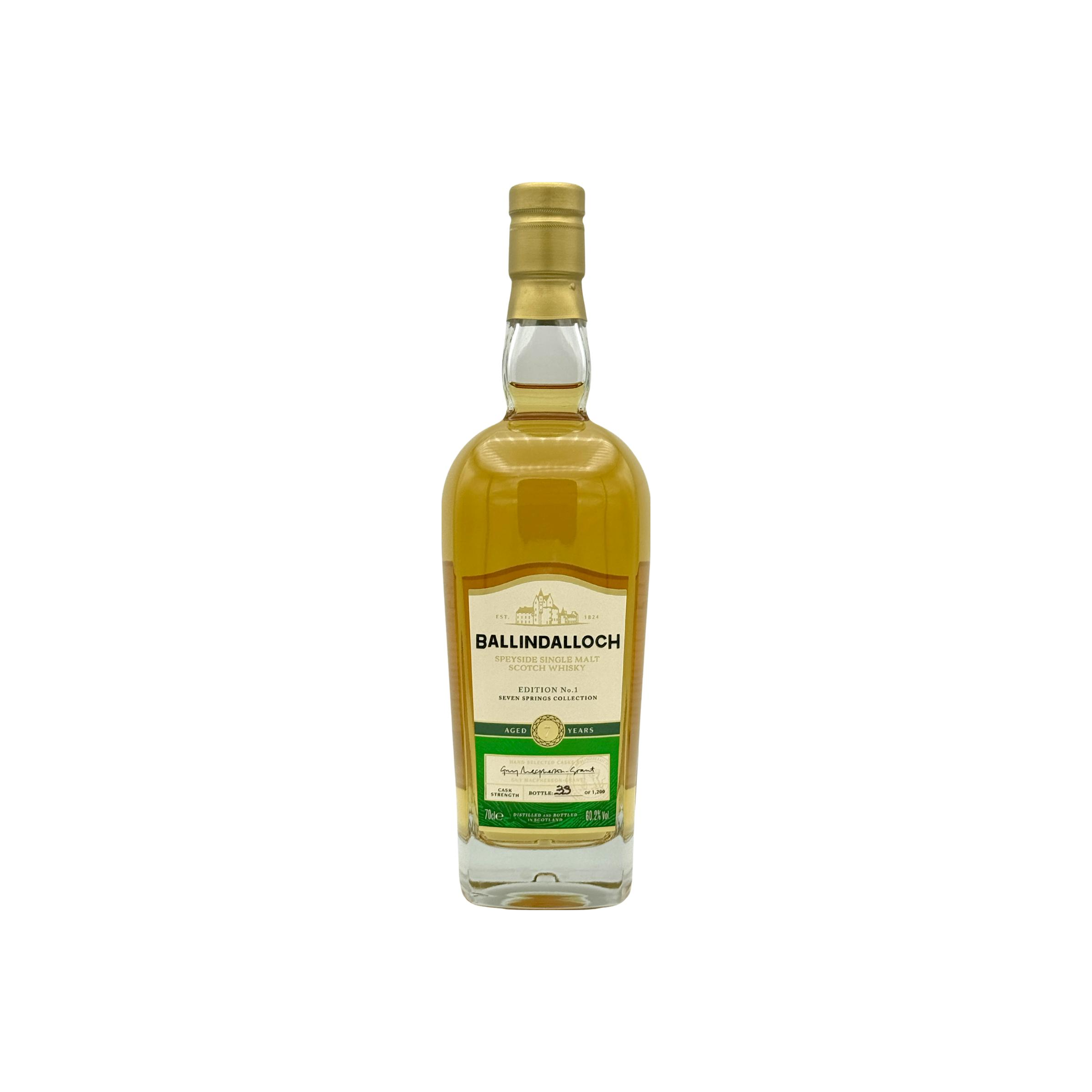 Ballindalloch 7 Years Single Malt Whisky