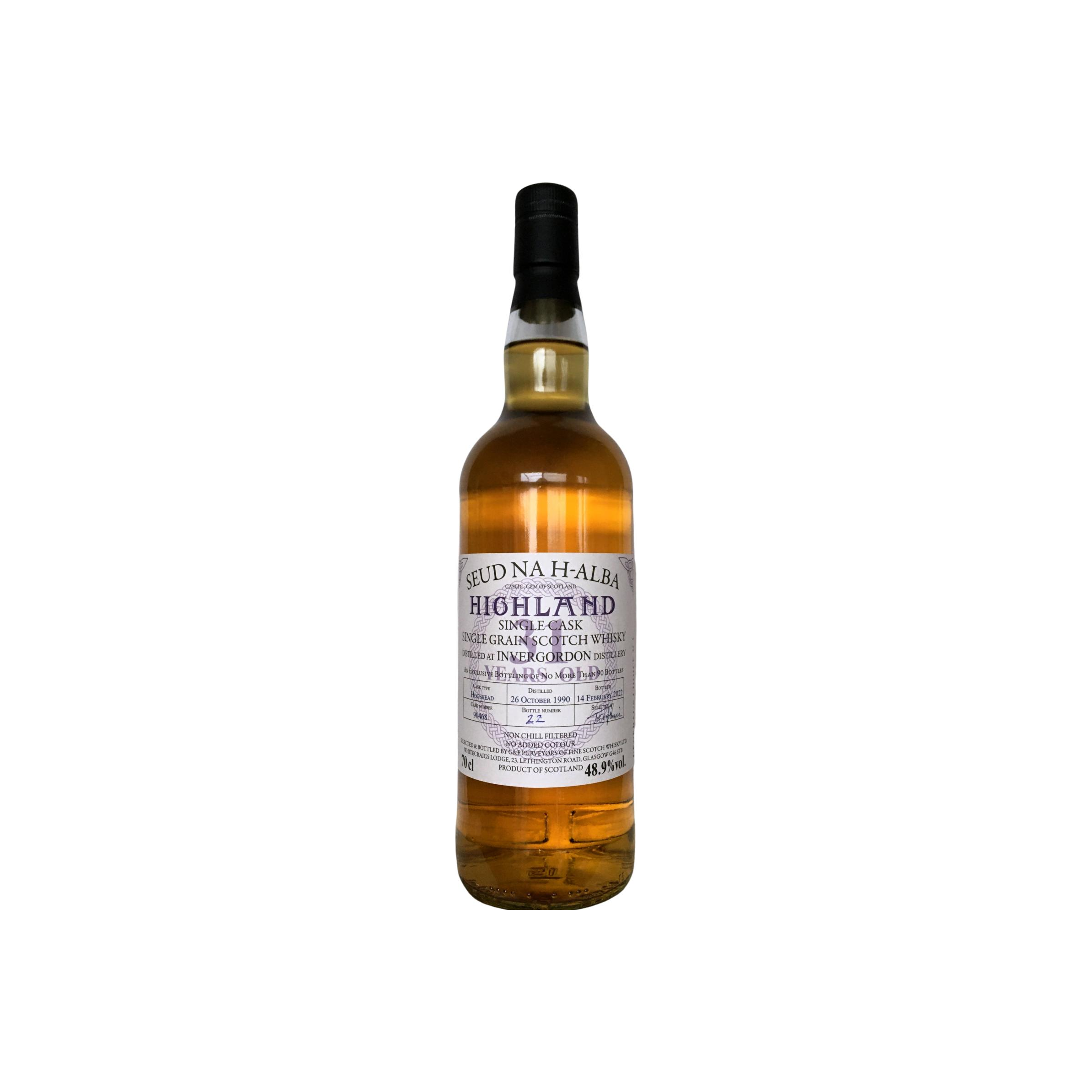 Invergordon 1990 31 Years Single Grain Whisky