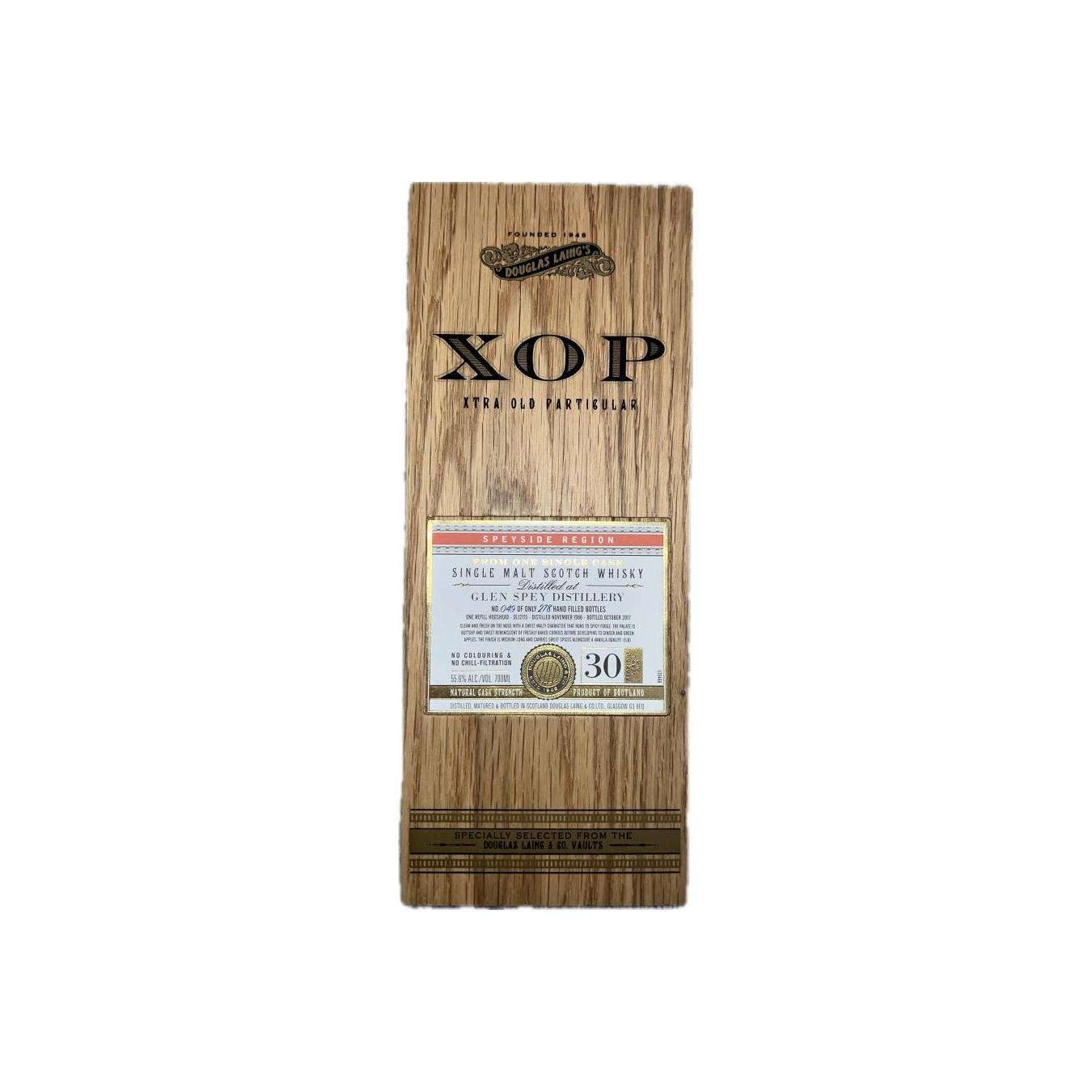 Glen Spey 1986 30 Years Single Malt Whisky