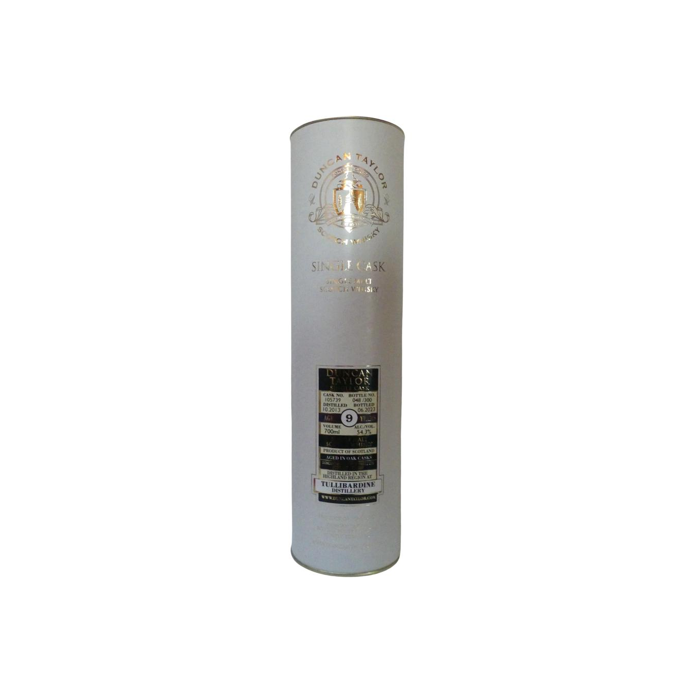 Tullibardine Single Cask 2013 9 Years Single Malt Whisky 2