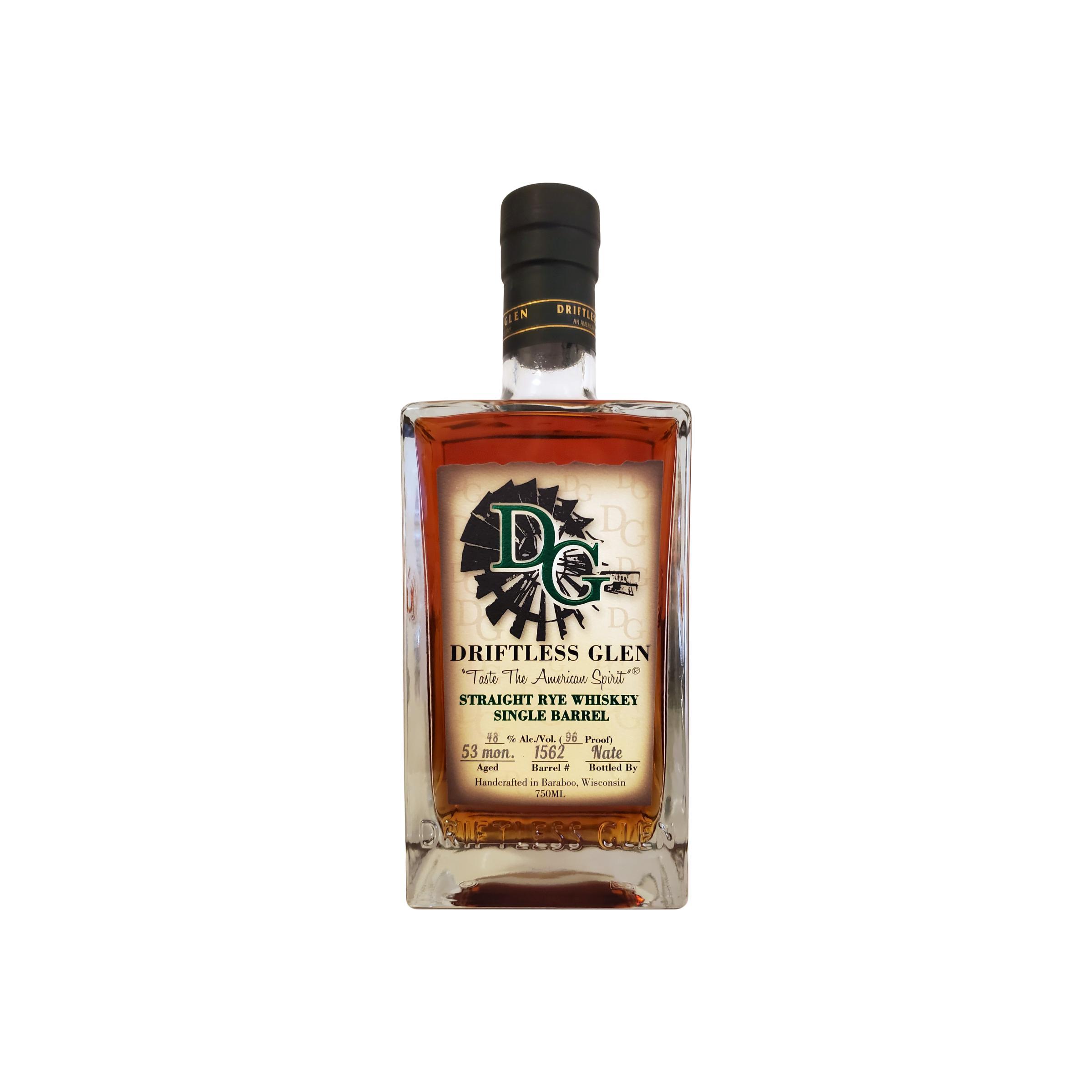 Driftless Glen Straight Rye Whiskey
