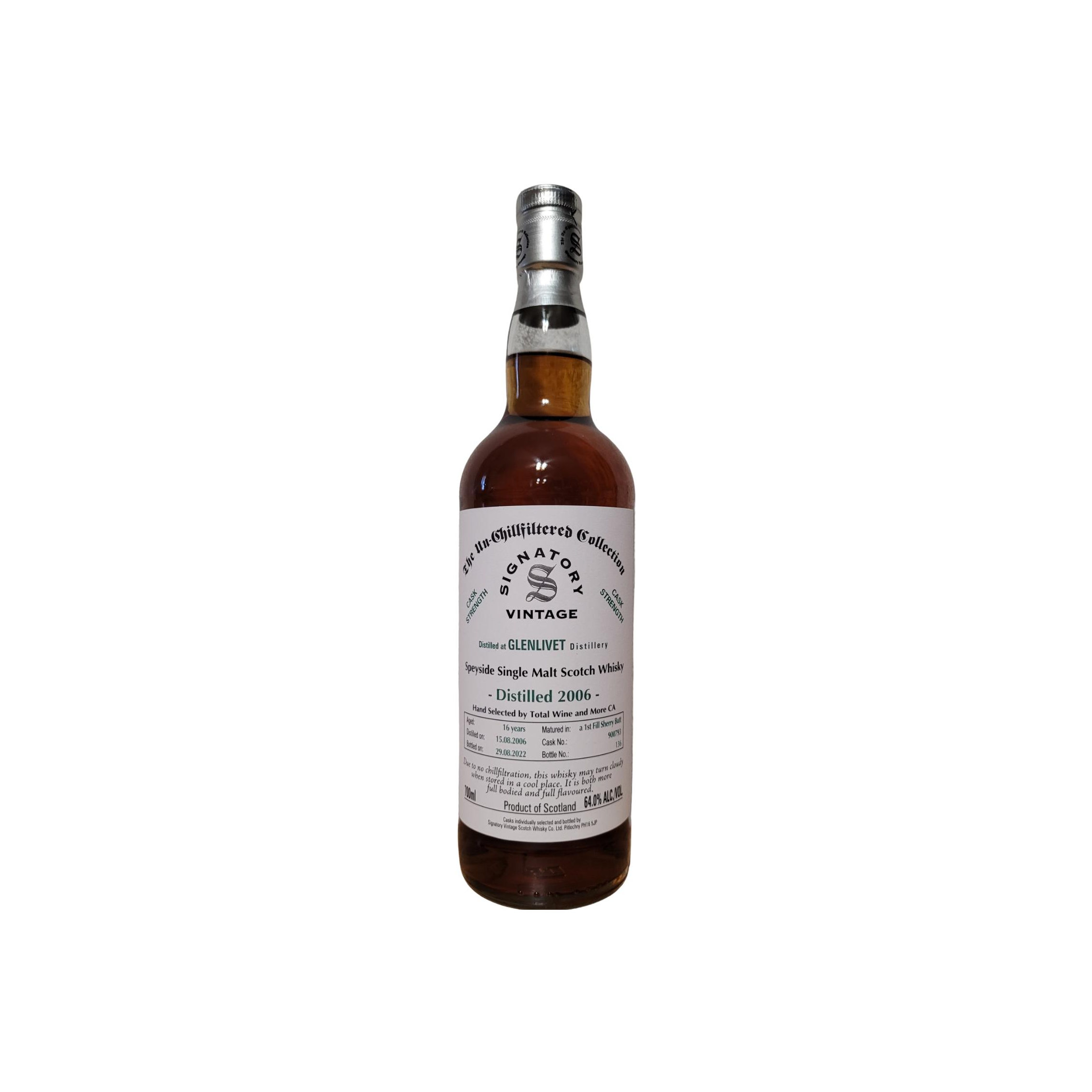 The Glenlivet 2006 16 Years Single Malt Whisky