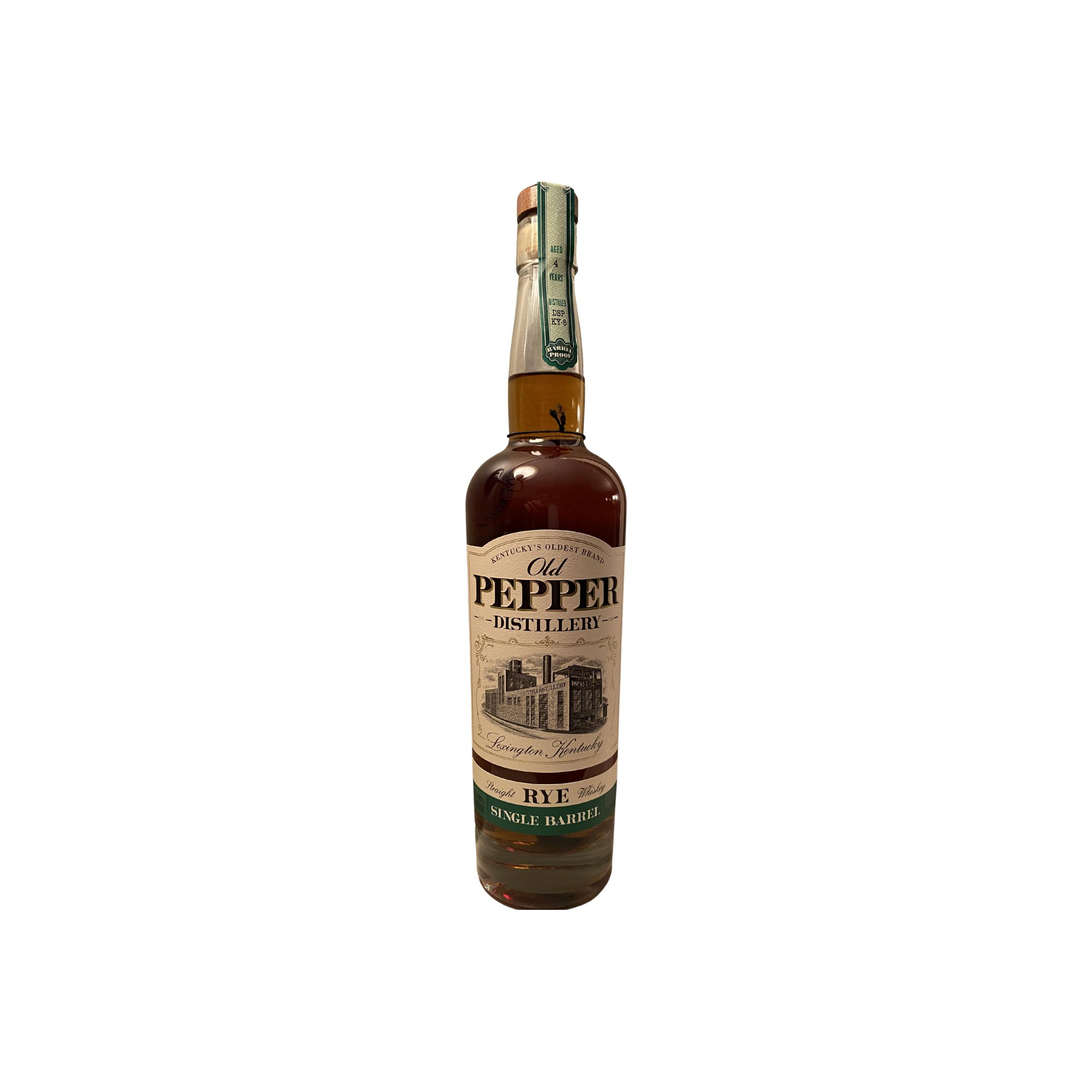 Old Pepper Single Barrel Rye