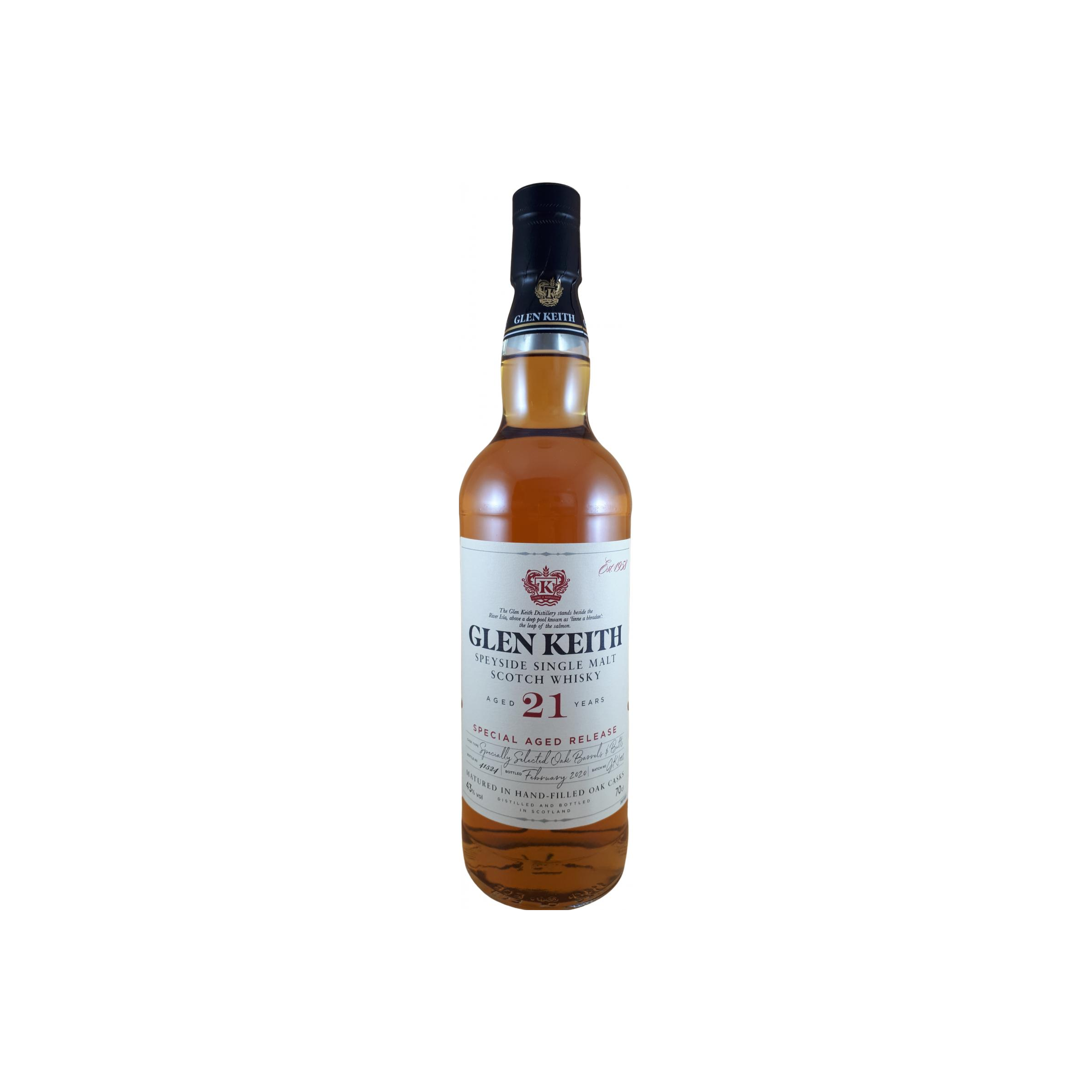 Glen Keith 21 Years Single Malt Whisky