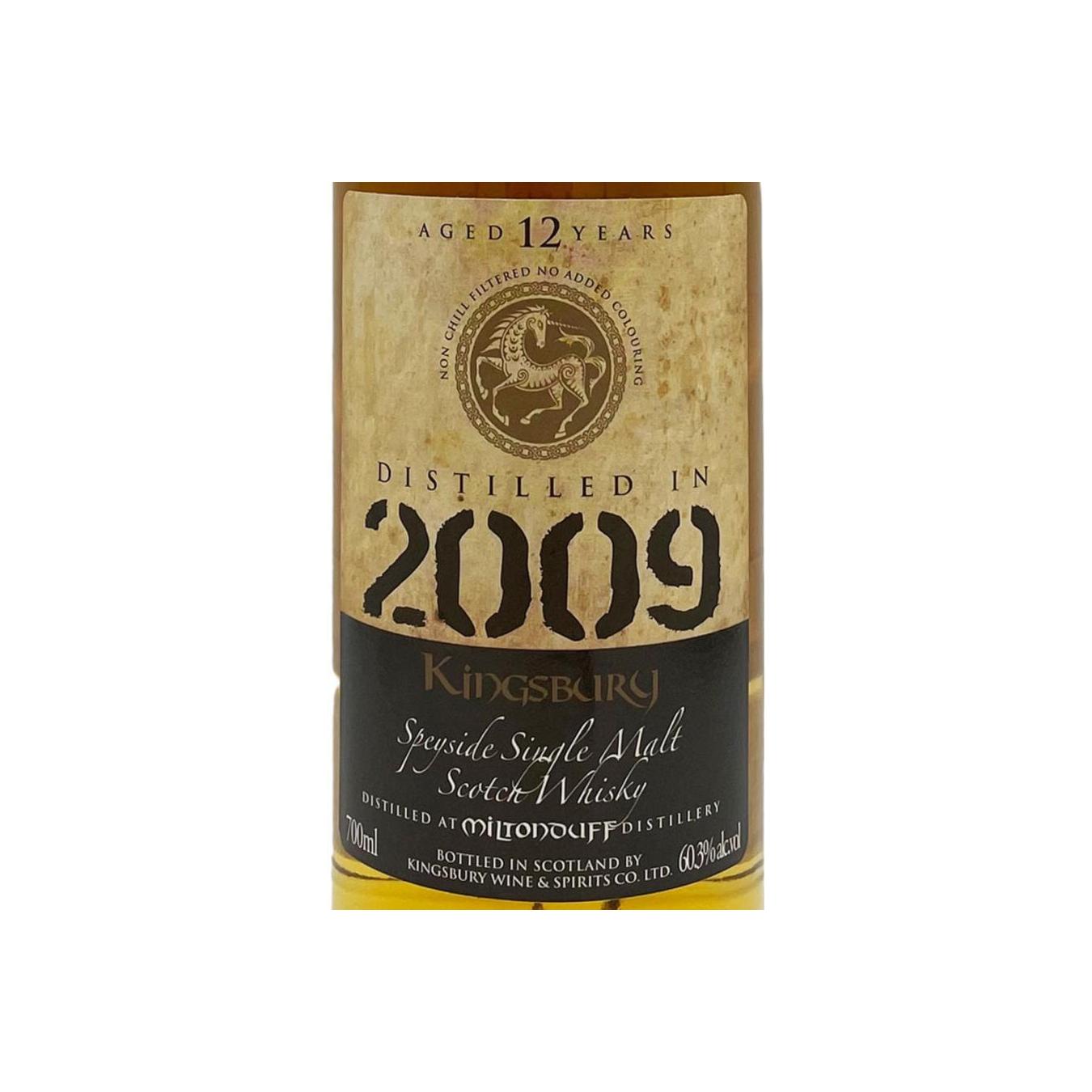 Miltonduff 2009 12 Years Single Malt Whisky