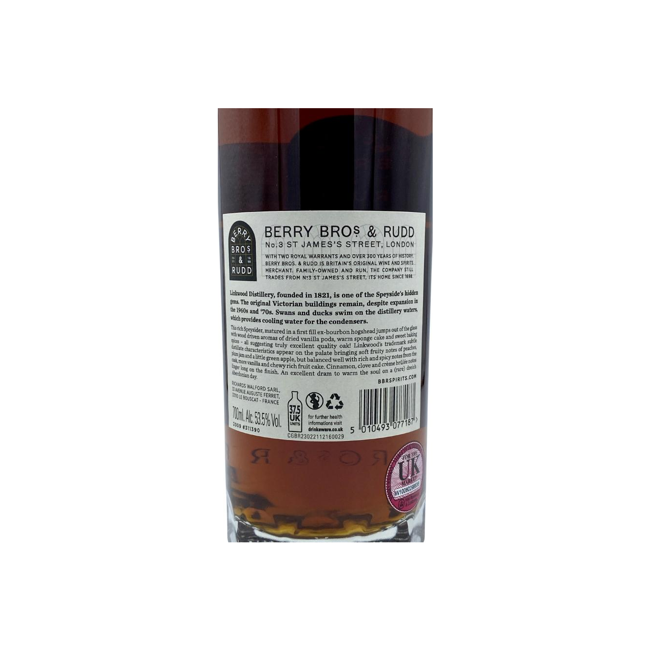 Linkwood Single Cask 2009 13 Years Single Malt Whisky 2