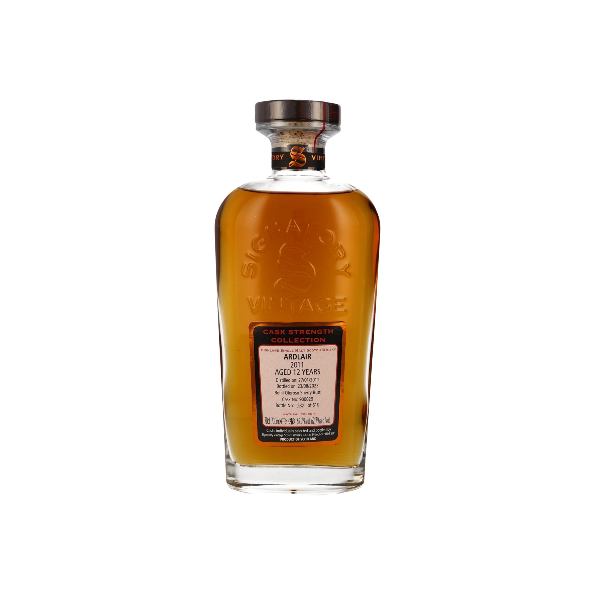 Ardmore Cask Strength Collection 2011 12 Years Single Malt Whisky