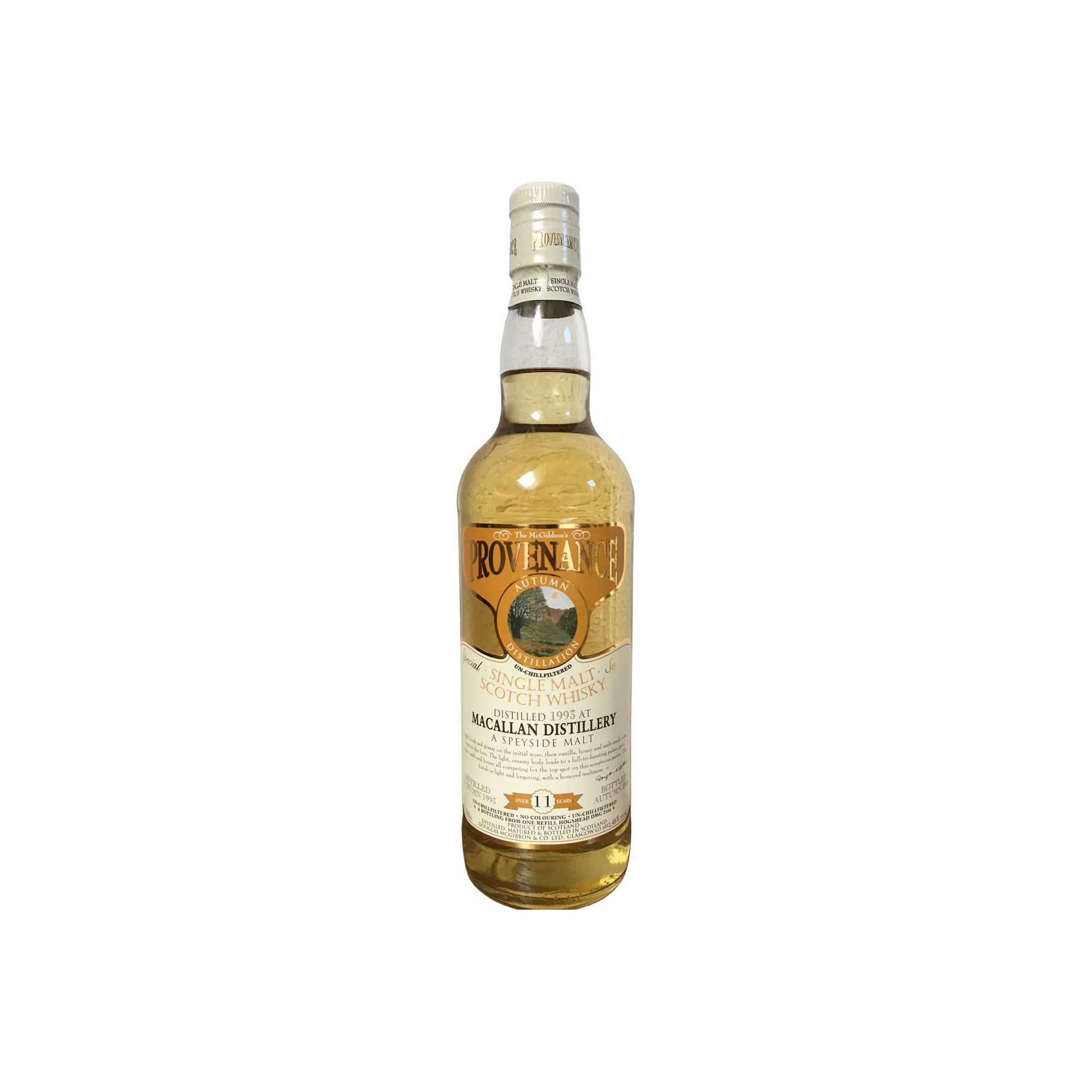 The Macallan McGibbon's Provenance 1993 11 Years Single Malt Whisky