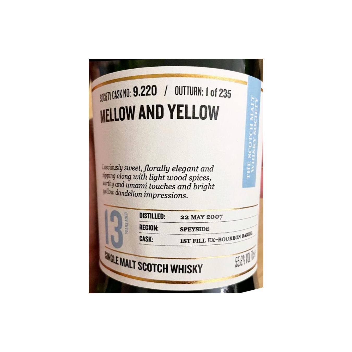 The Scotch Malt Whisky Society 2007 13 Years Single Malt Whisky