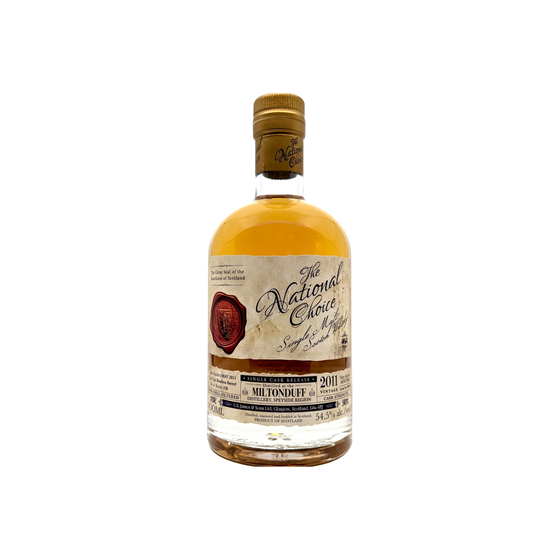Miltonduff 2011 11 Years Single Malt Whisky