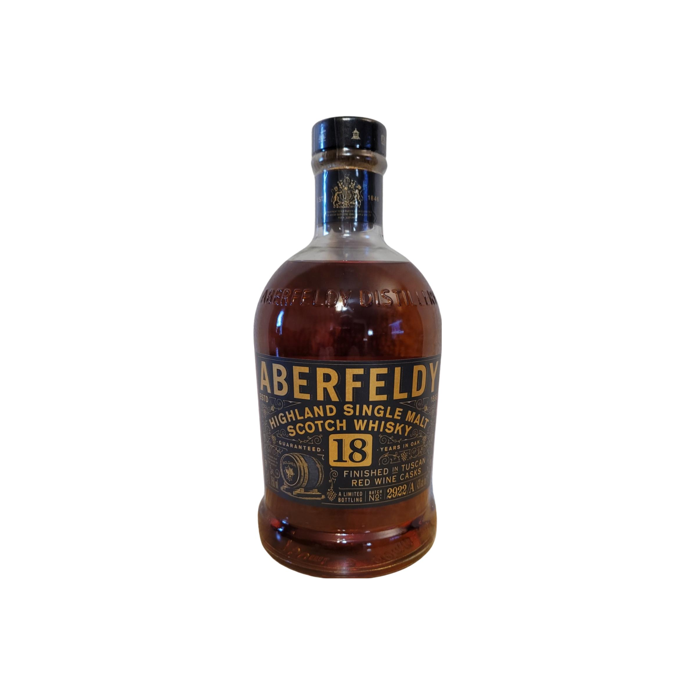 Aberfeldy 2014 18 Years Single Malt Whisky