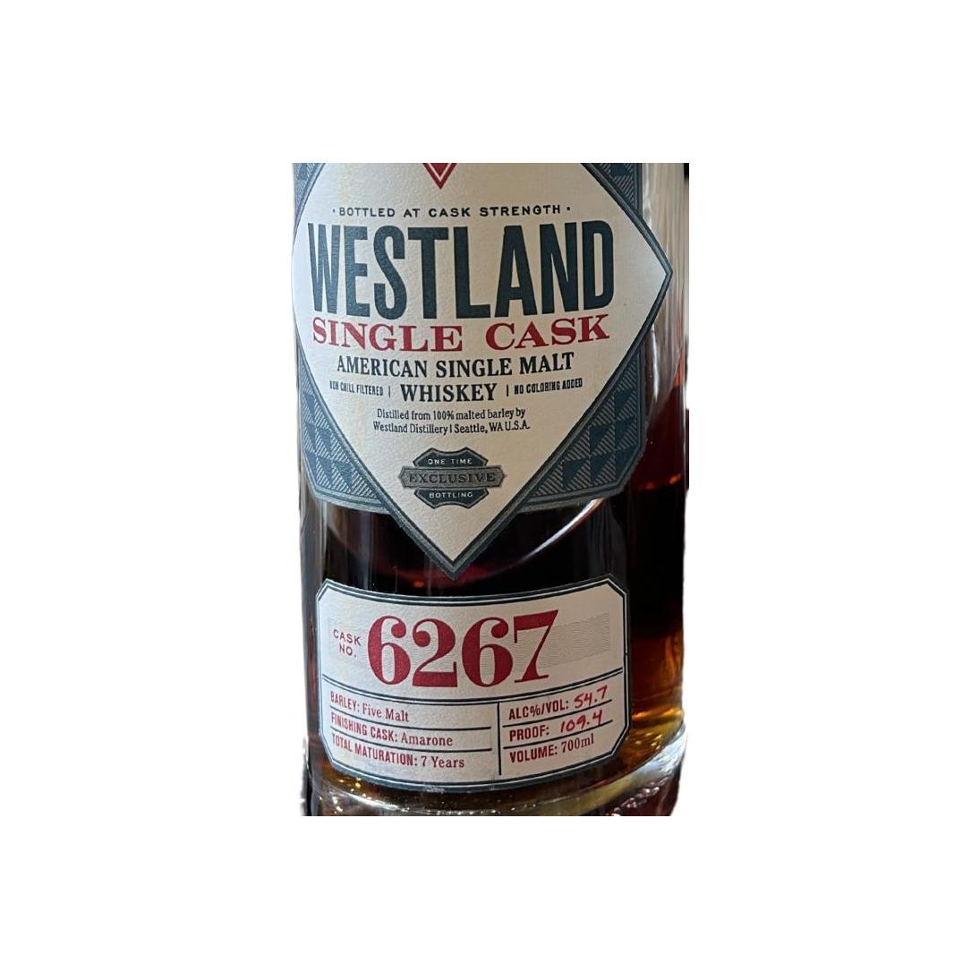 Westland Single Cask 7 Years Single Malt Whisky