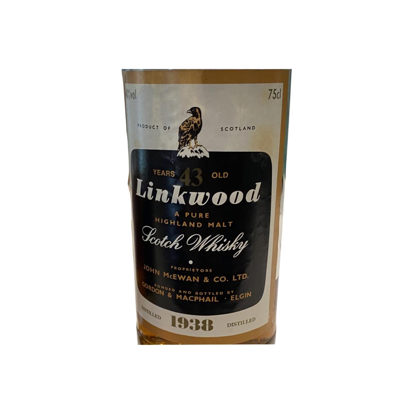 Linkwood 1938 43 Years Single Malt Whisky
