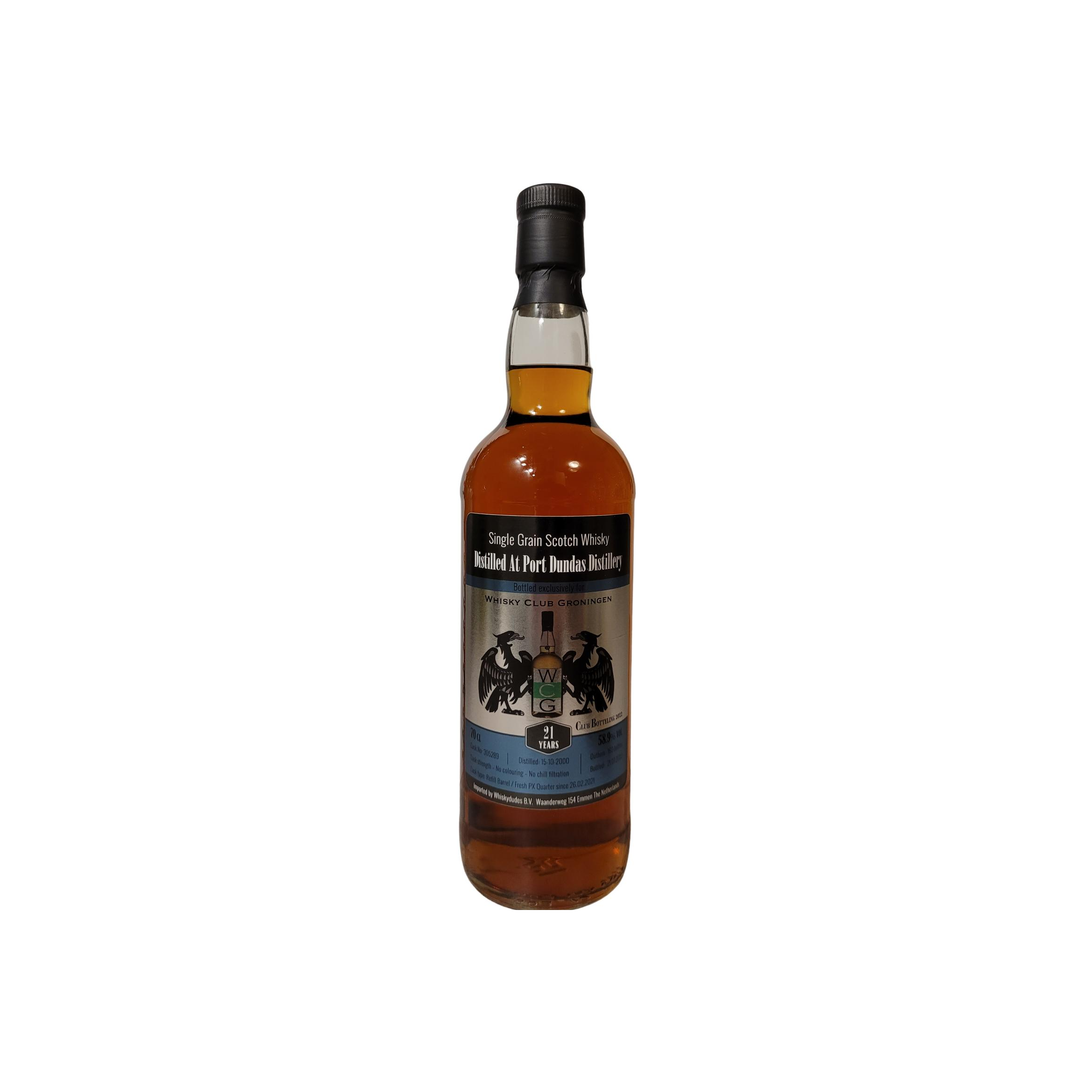 Port Dundas 2000 21 Years Single Grain Whisky