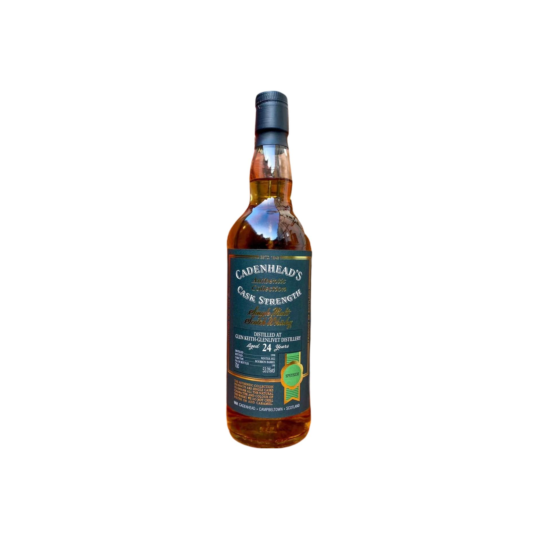 Glen Keith Authentic Collection 1998 24 Years Single Malt Whisky