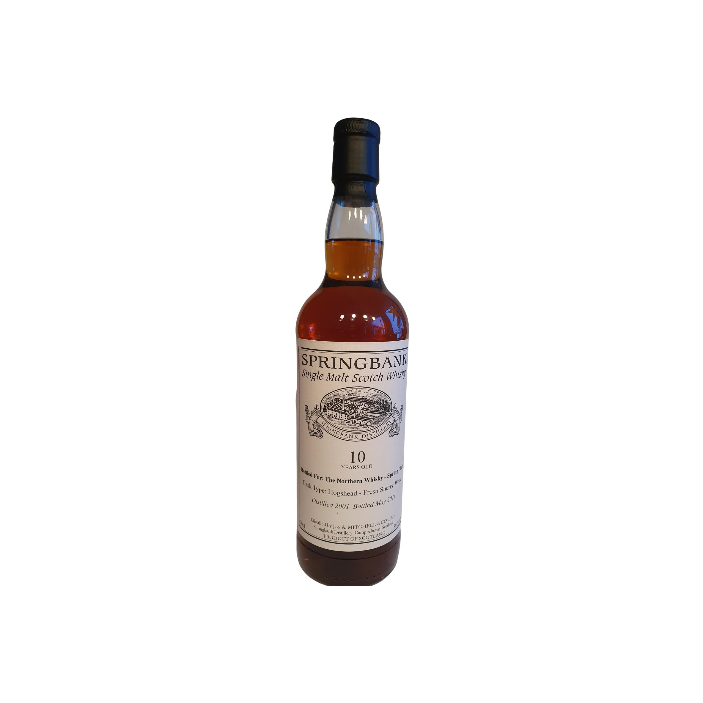 Springbank Private Bottling 2001 10 Years Single Malt Whisky