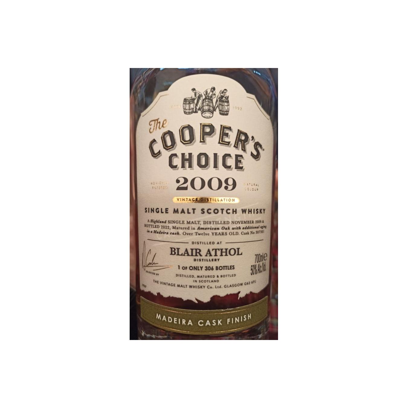 Blair Athol The Cooper's Choice 2009 12 Years Single Malt Whisky