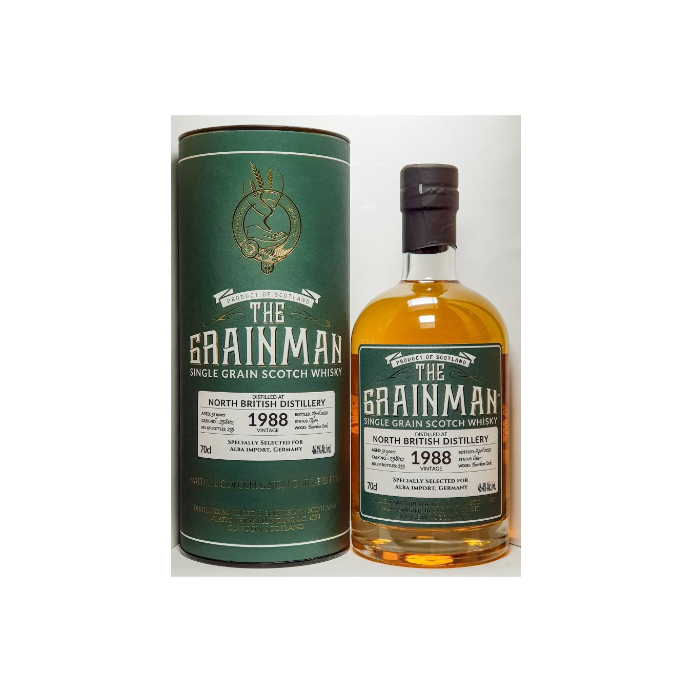 North British 1988 31 Years Single Grain Whisky 2
