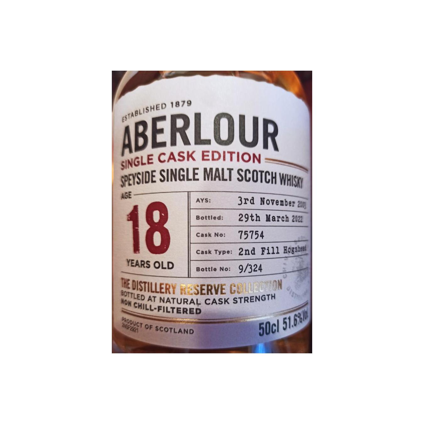 Aberlour 2003 18 Years Single Malt Whisky