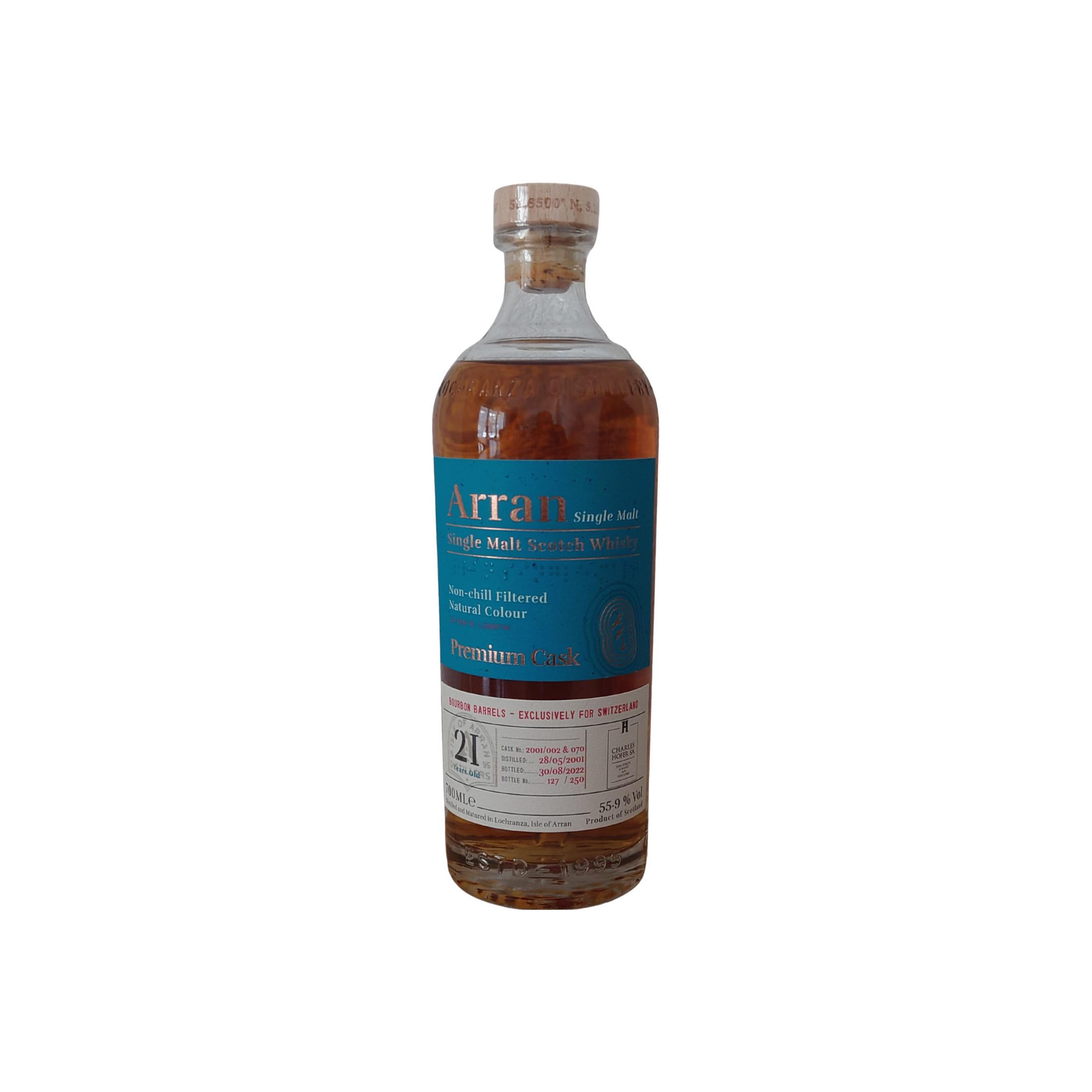 Arran 2001 21 Years Single Malt Whisky