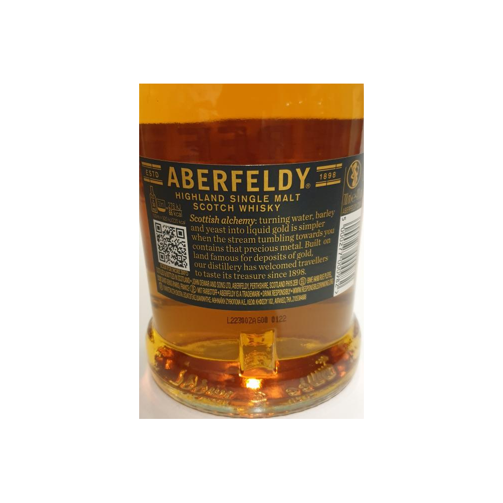 Aberfeldy 12 Years Single Malt Whisky 5
