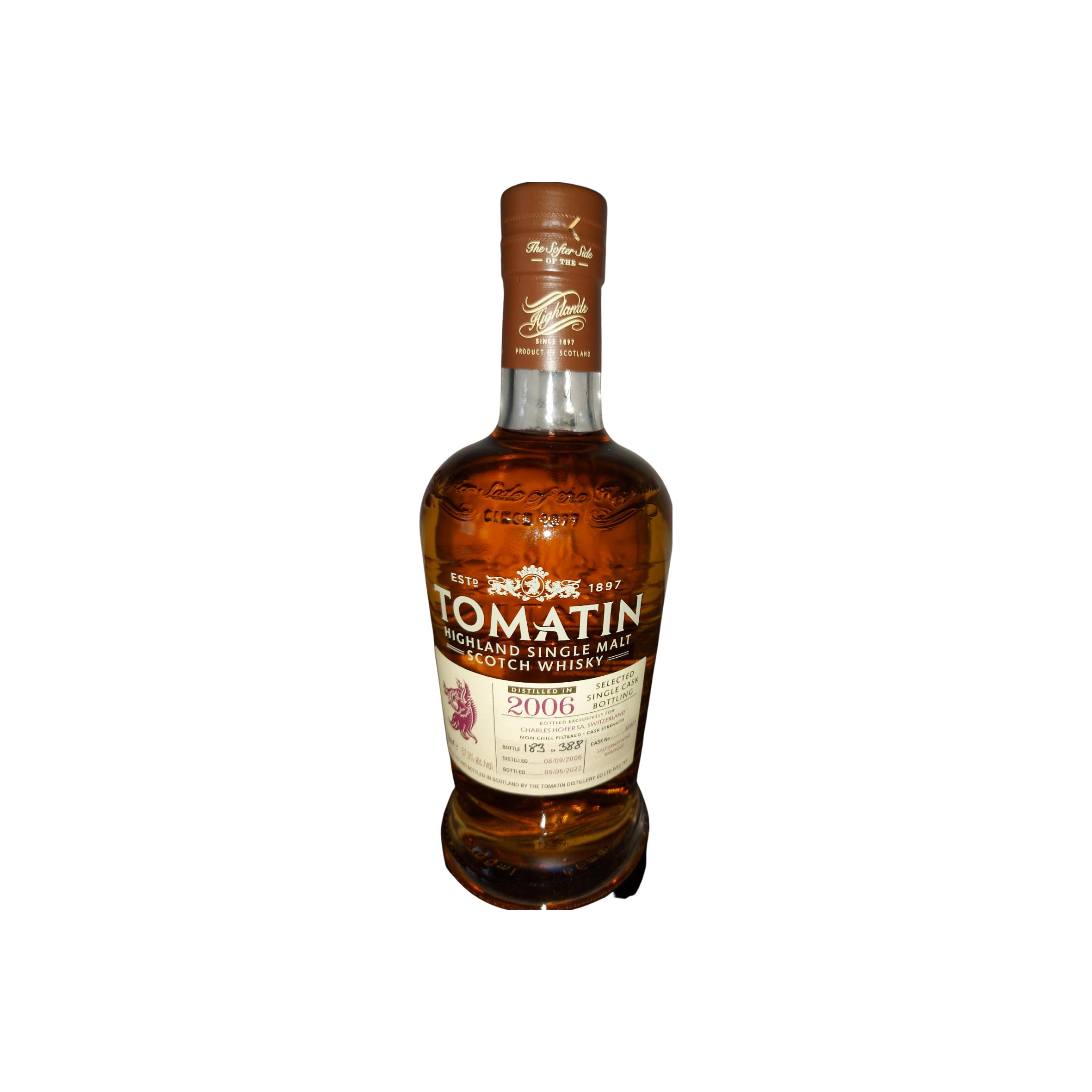 Tomatin 2006 15 Years Single Malt Whisky