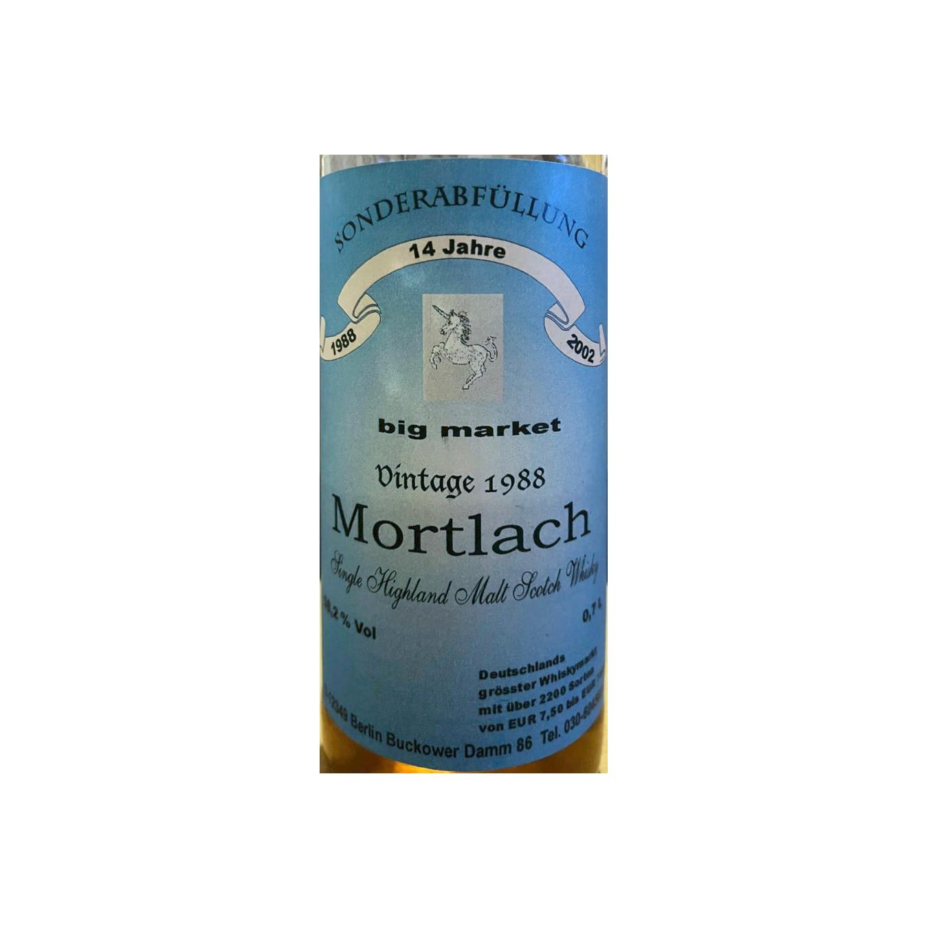 Mortlach 1988 14 Years Single Malt Whisky