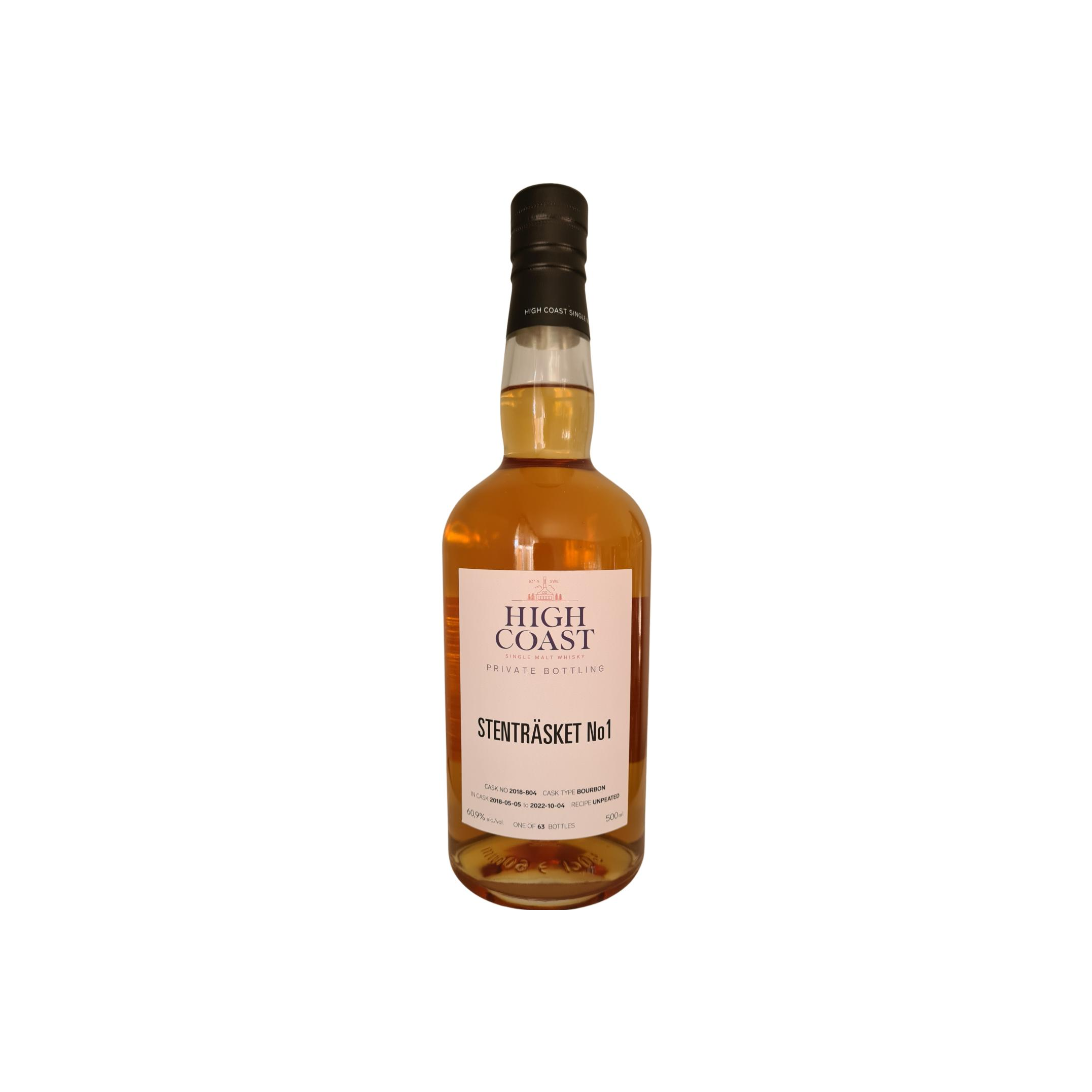 High Coast Private Bottling 2018 4 Years Single Malt Whisky