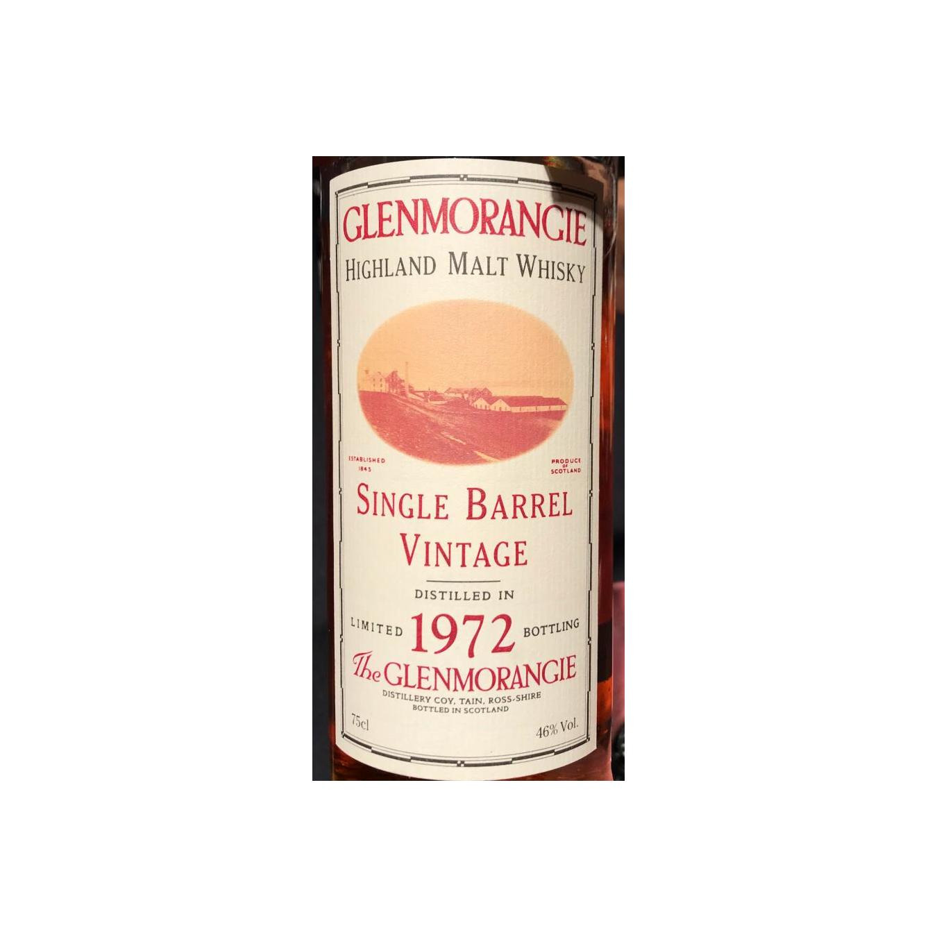 Glenmorangie 1972 22 Years Single Malt Whisky