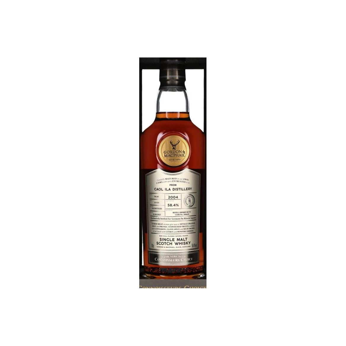 Caol Ila Connoisseurs Choice - Cask Strength 2004 18 Years Single Malt Whisky 2