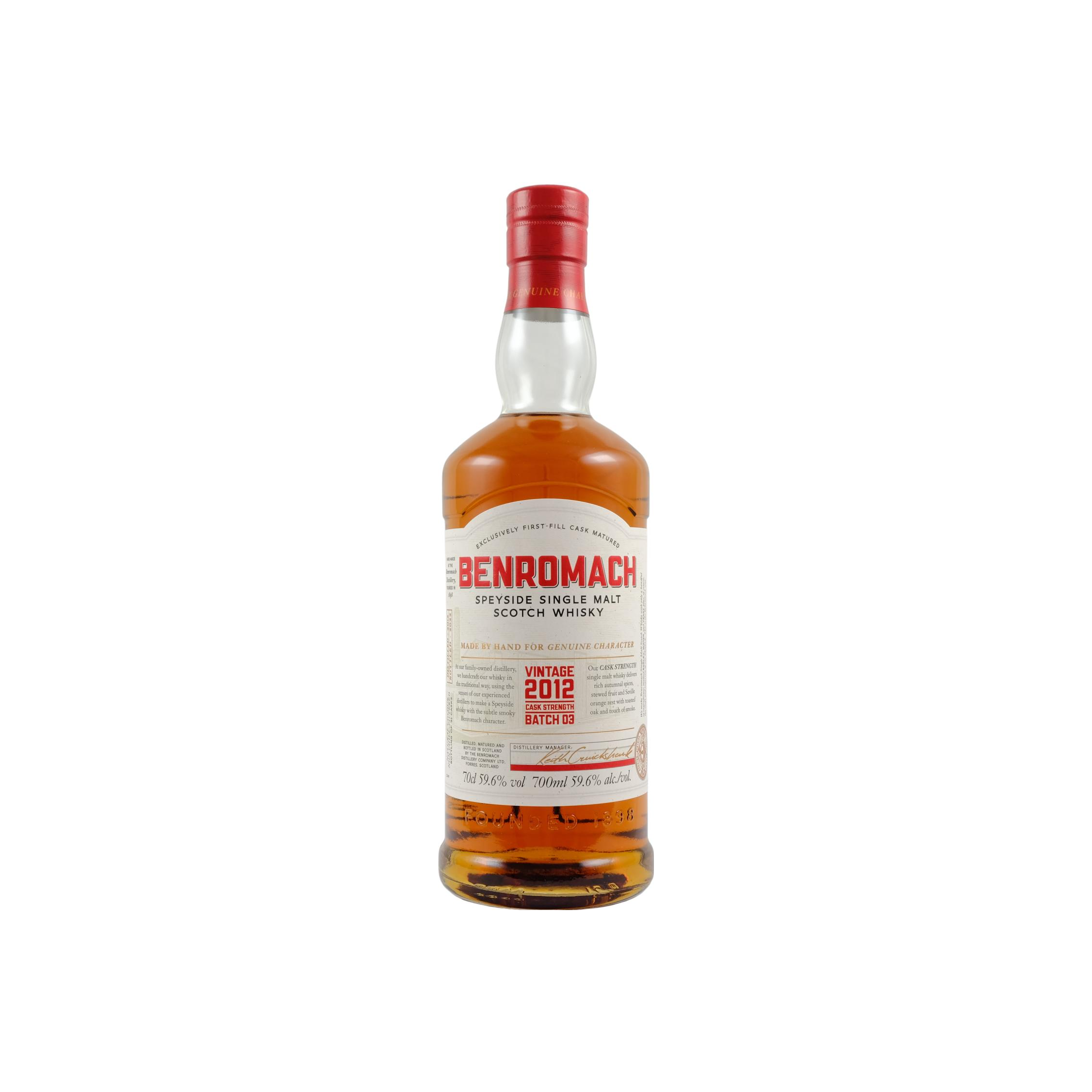 Benromach Cask Strength Collection 2012 10 Years Single Malt Whisky