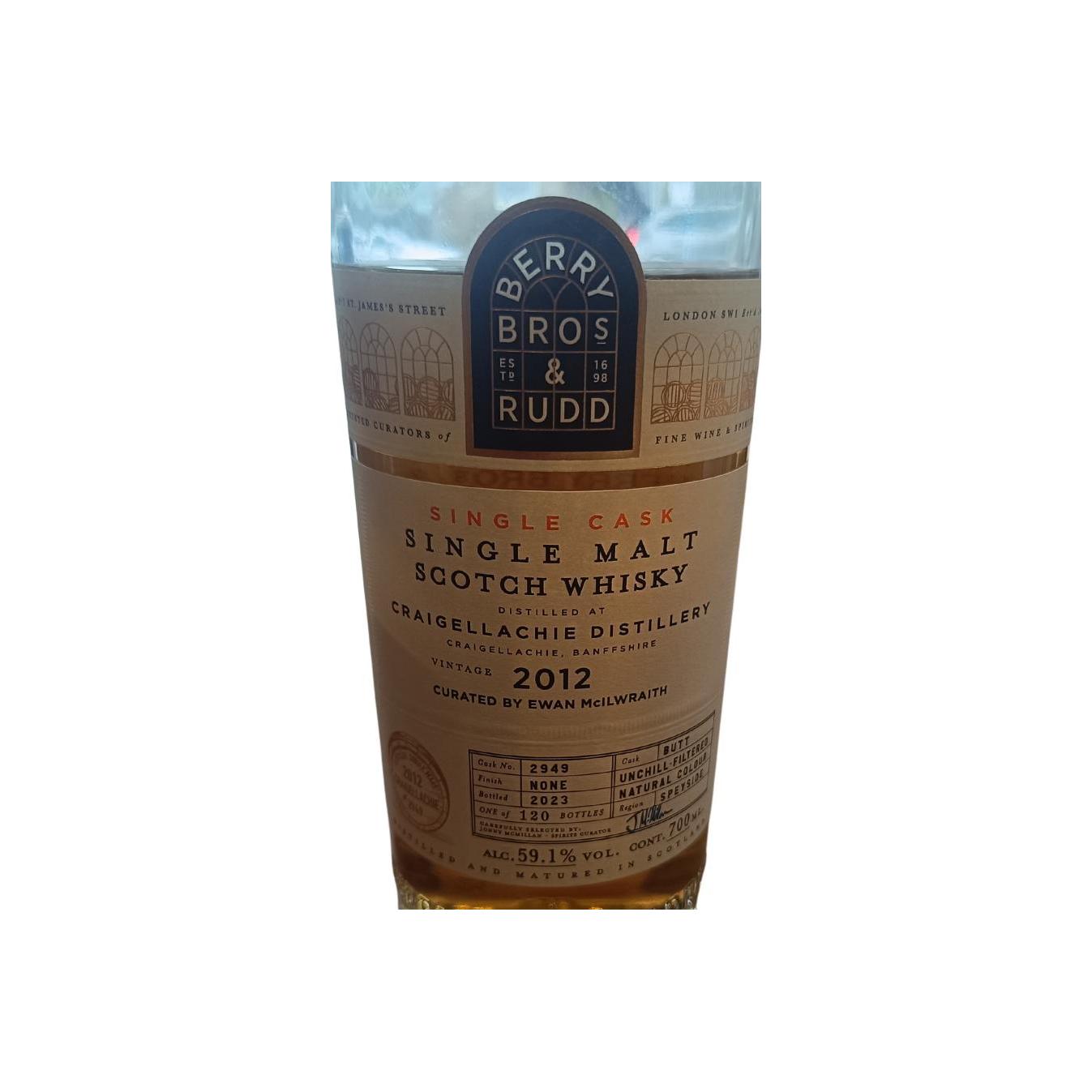 Craigellachie Single Cask 2012 Single Malt Whisky