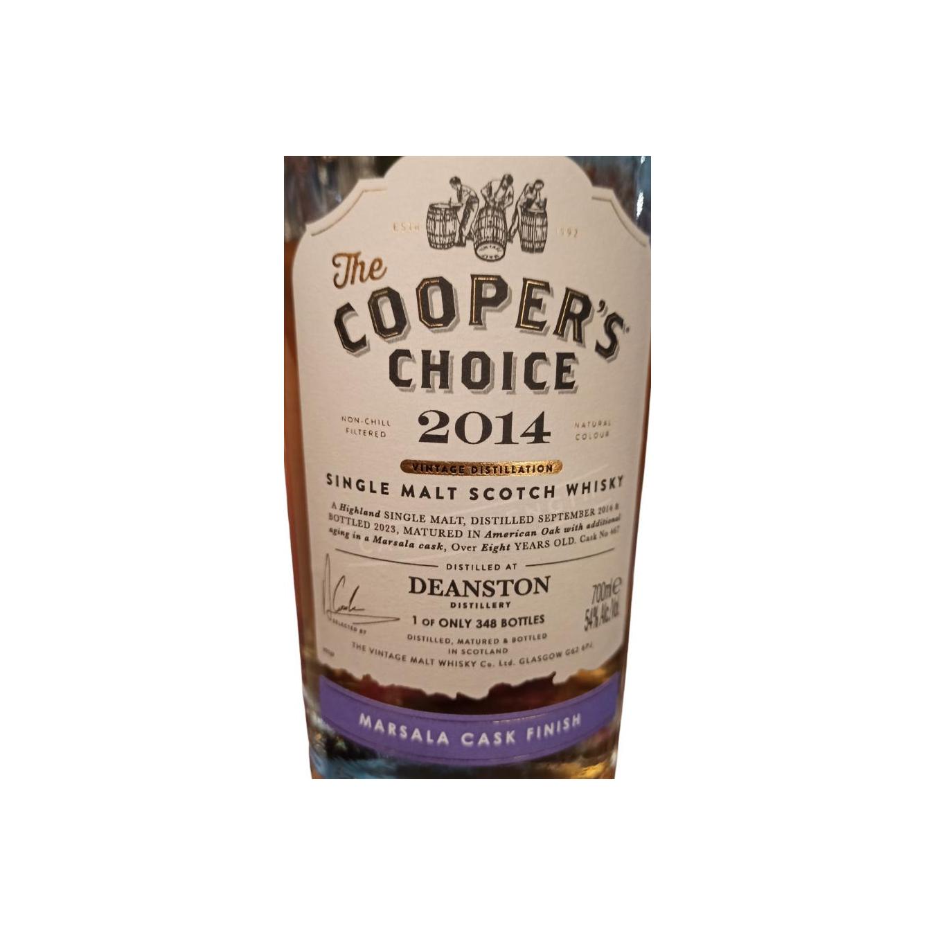 Deanston The Cooper's Choice 2014 8 Years Single Malt Whisky