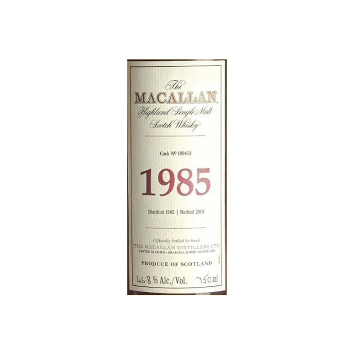 The Macallan 1985 29 Years Single Malt Whisky
