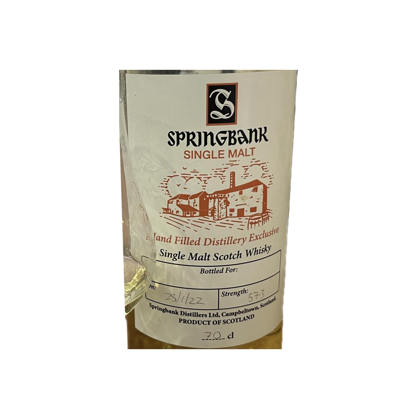 Springbank Single Malt Whisky