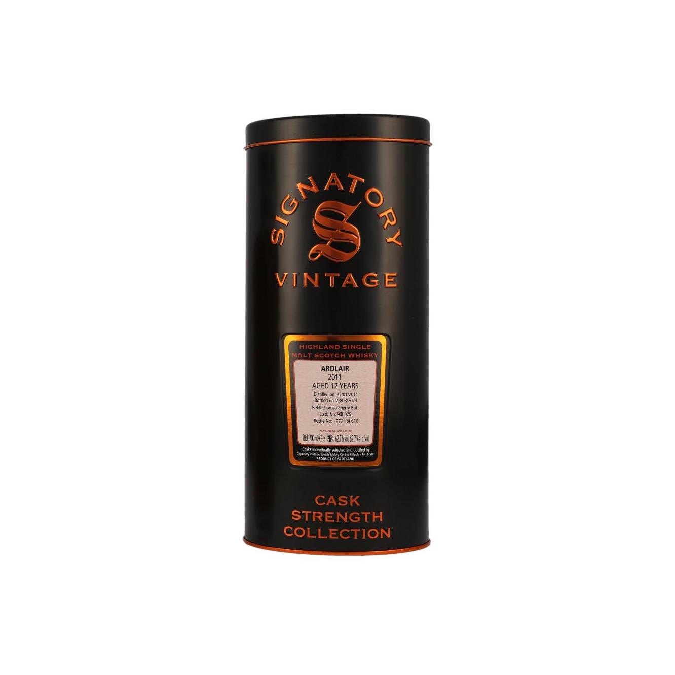 Ardmore Cask Strength Collection 2011 12 Years Single Malt Whisky 3