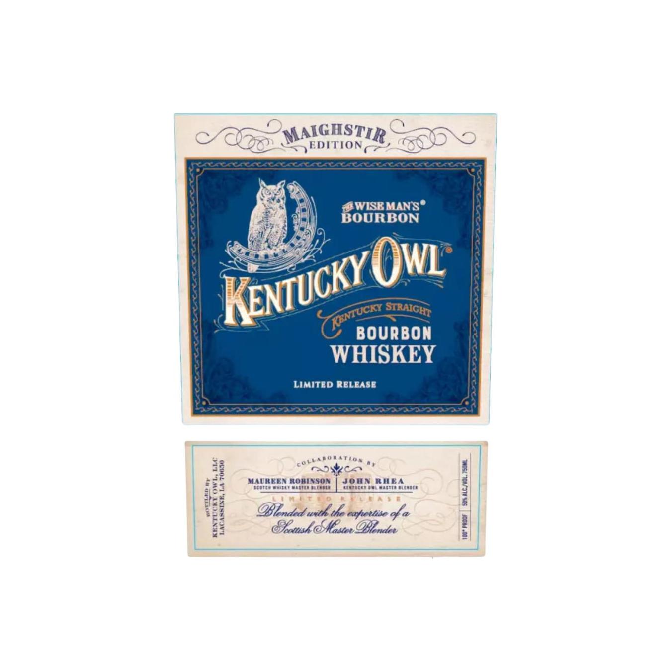 Kentucky Owl Kentucky Straight Bourbon Whiskey Bourbon Whisky