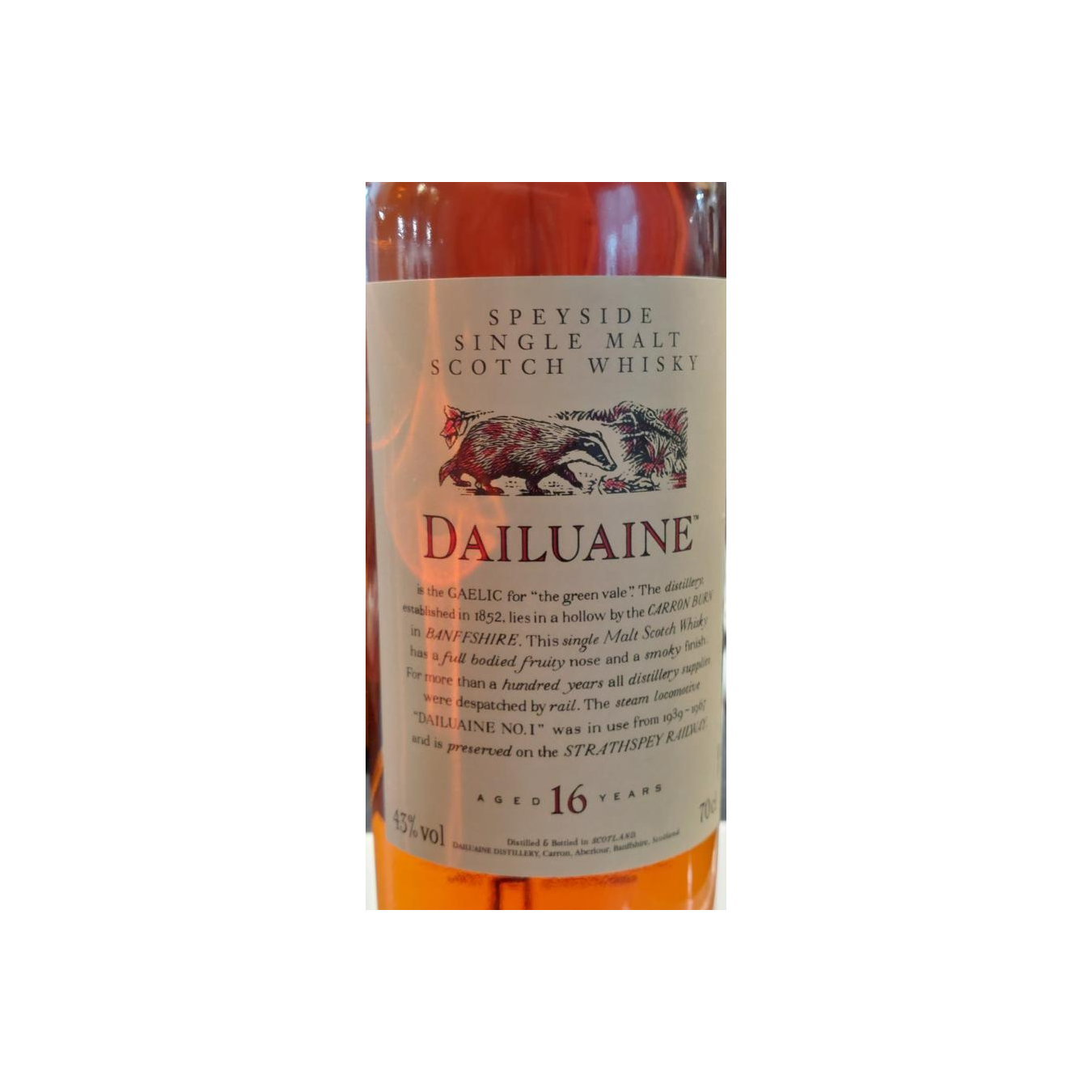 Dailuaine 16 Years Single Malt Whisky 2