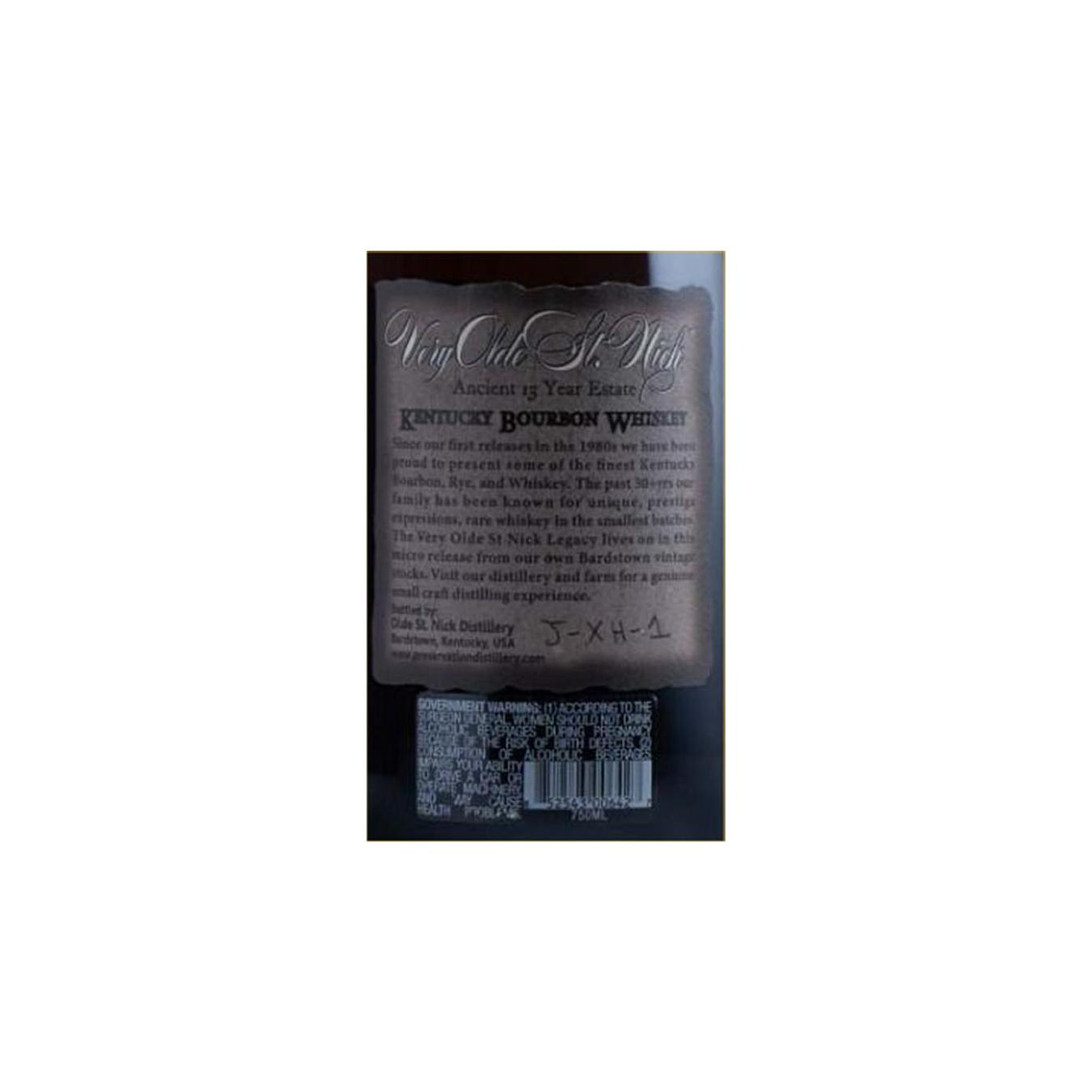 Very Olde St. Nick 13 Years Bourbon Whisky 2
