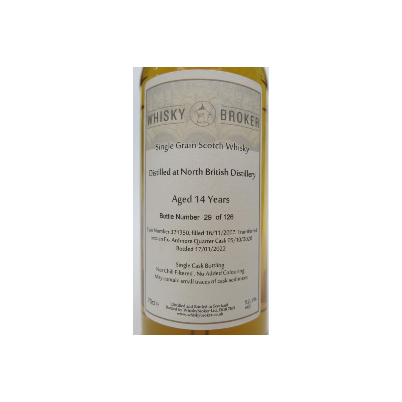 North British 2007 14 Years Single Grain Whisky