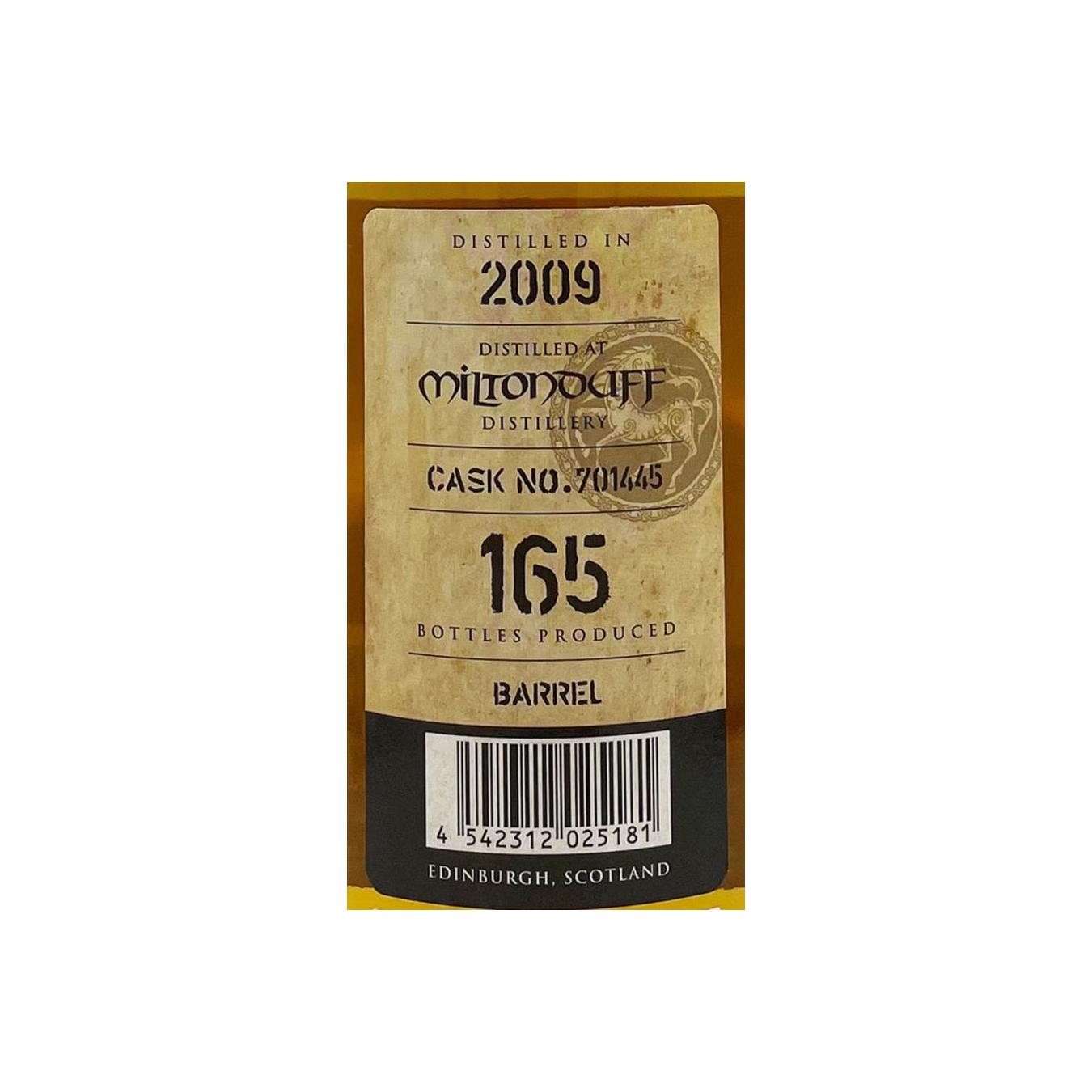 Miltonduff 2009 12 Years Single Malt Whisky 2