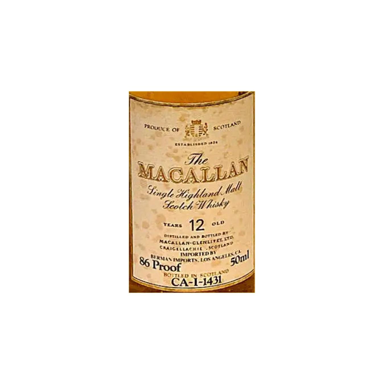 The Macallan 12 Years Single Malt Whisky
