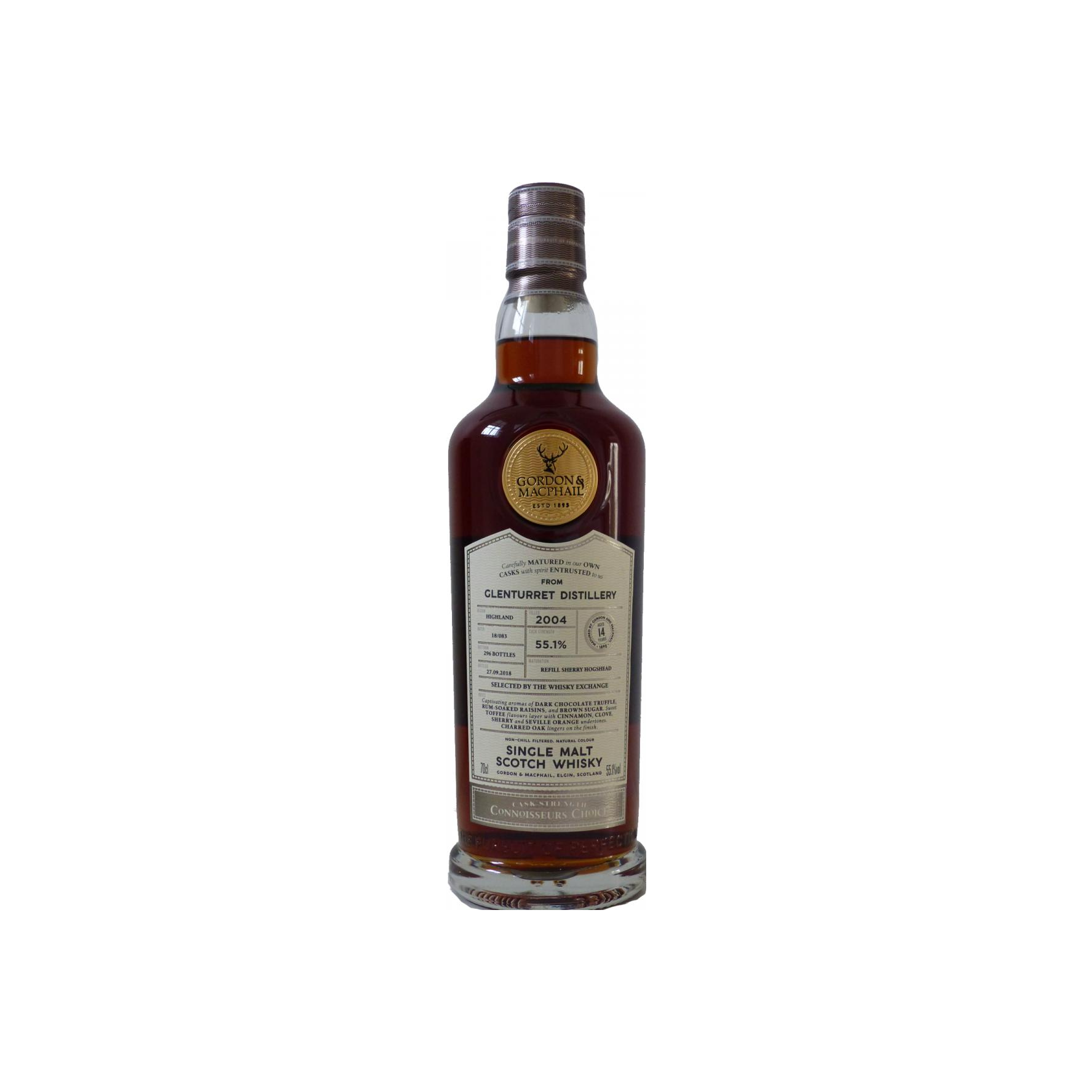 The Glenturret Connoisseurs Choice - Cask Strength 2004 14 Years Single Malt Whisky