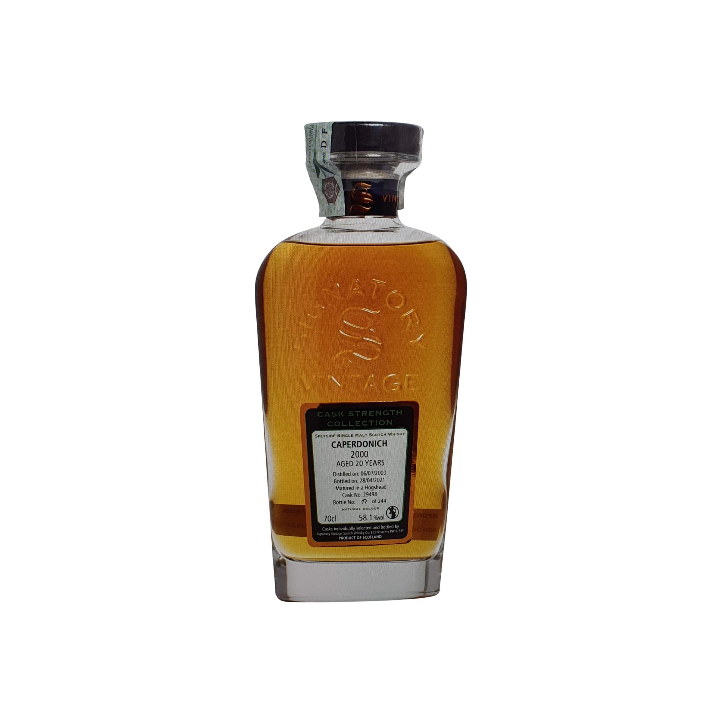 Caperdonich Cask Strength Collection 2000 20 Years Single Malt Whisky