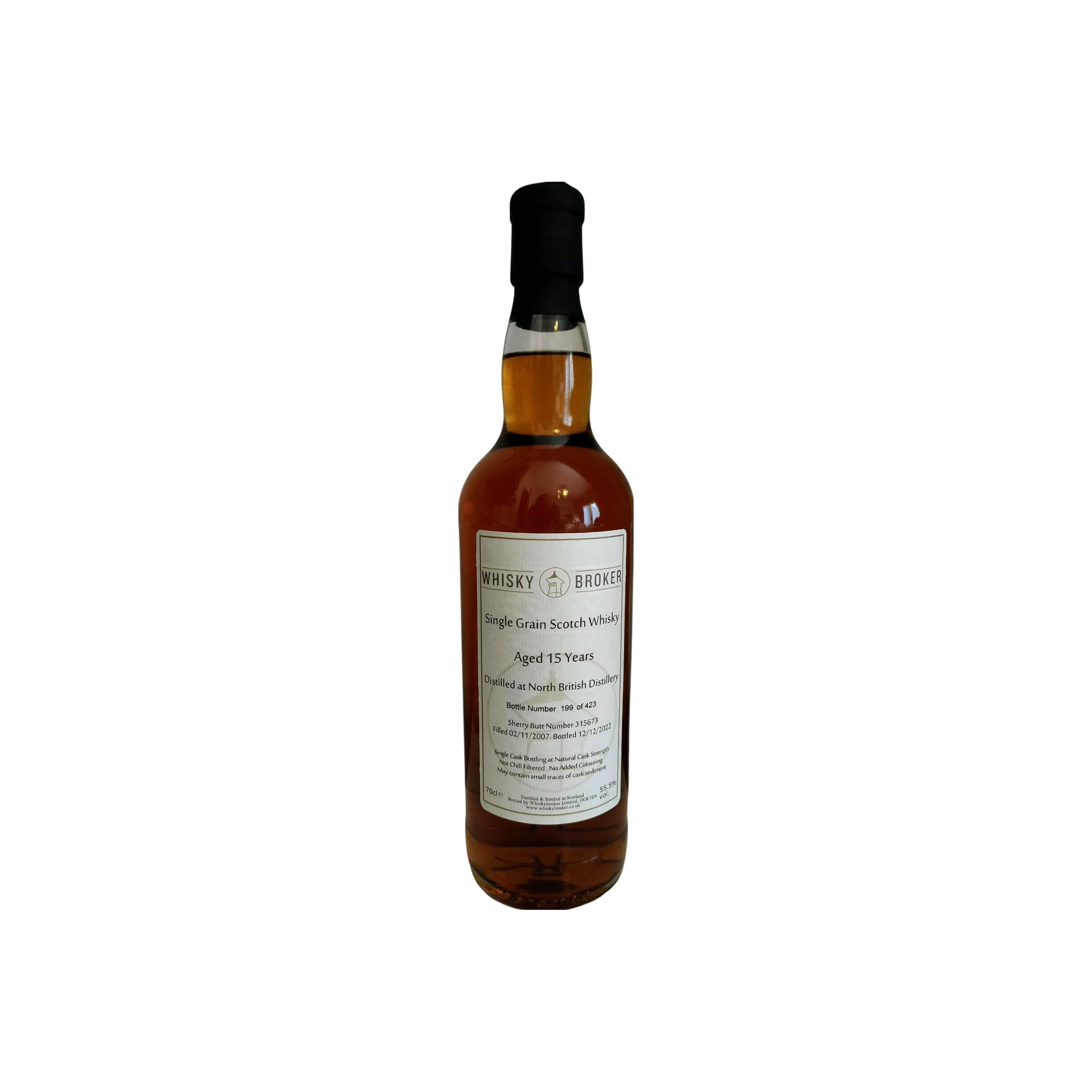 North British 2007 15 Years Single Grain Whisky