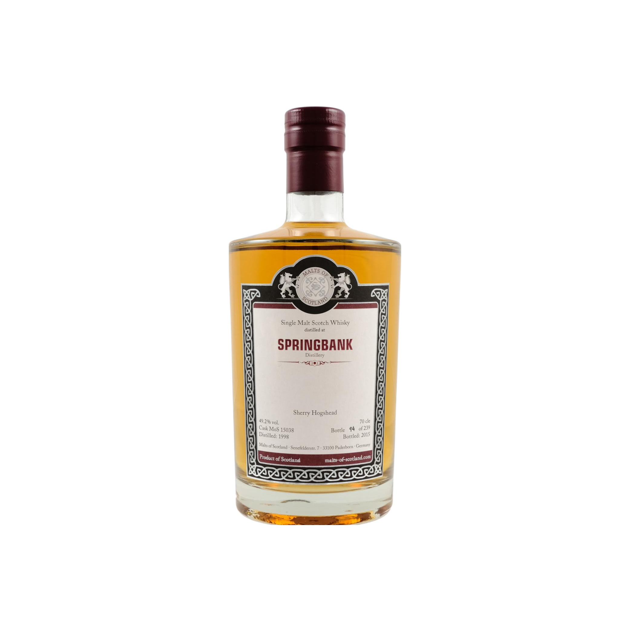 Springbank 1998 17 Years Single Malt Whisky
