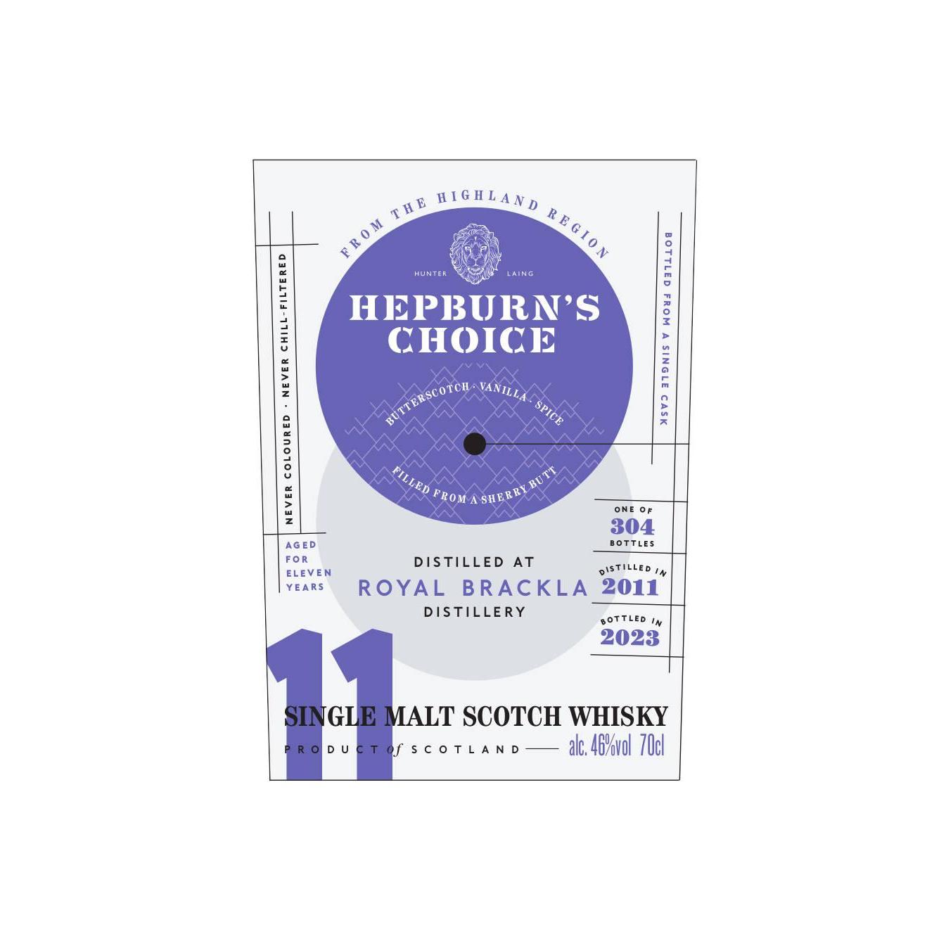 Royal Brackla 2011 11 Years Single Malt Whisky